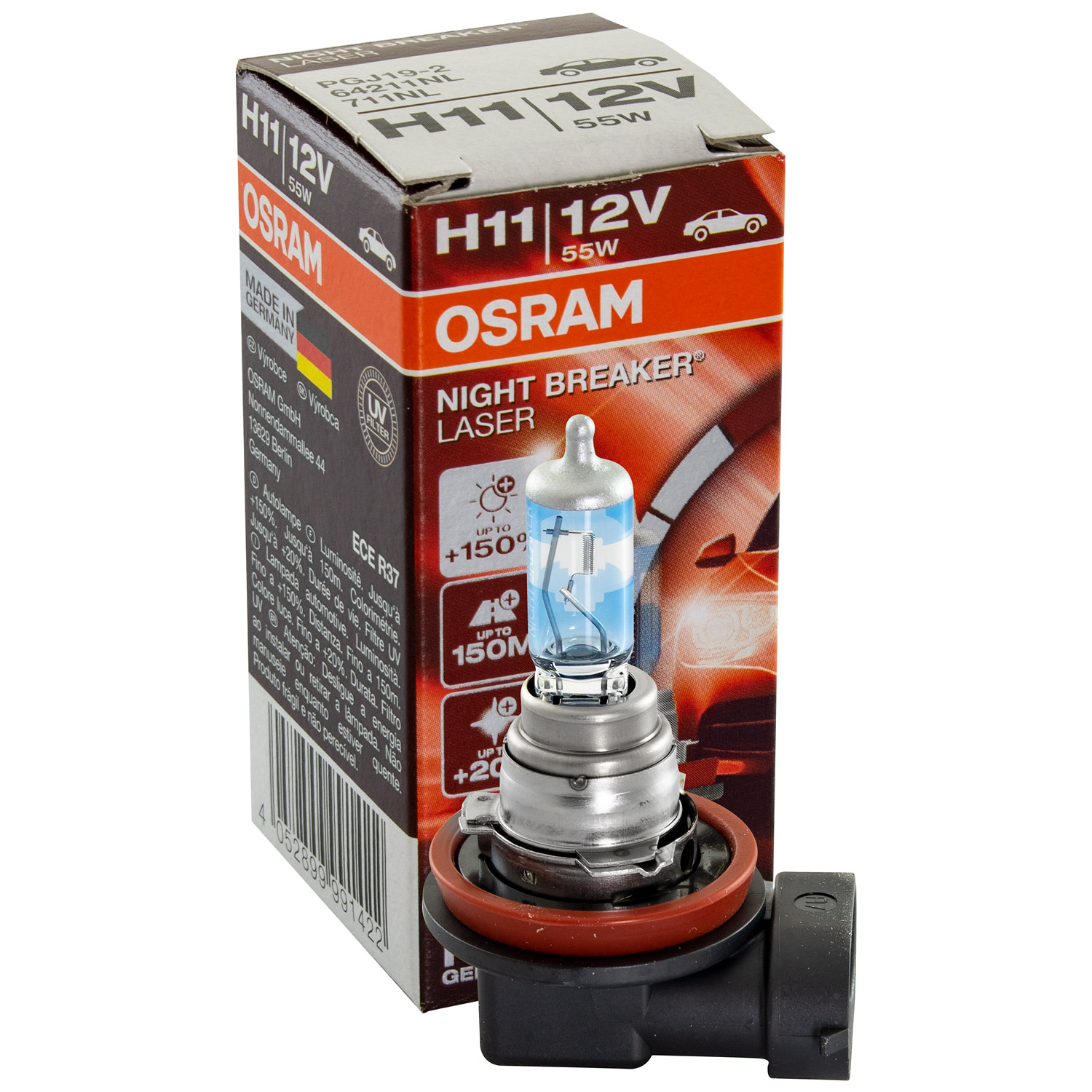 H11 NIGHT BREAKER® LASER Next Generation H11 Faltschachtel 12V55W