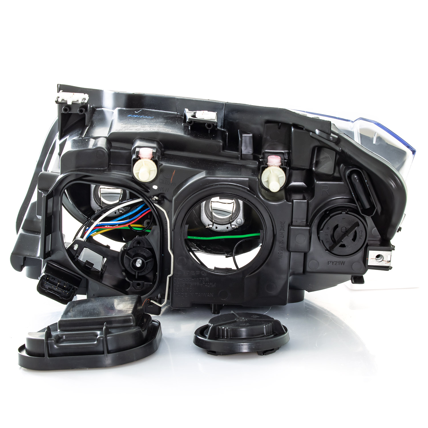 Scheinwerfer Set für BMW X1 E84 Bj. 09->> H7+H7 inkl. OSRAM Lampen O5P