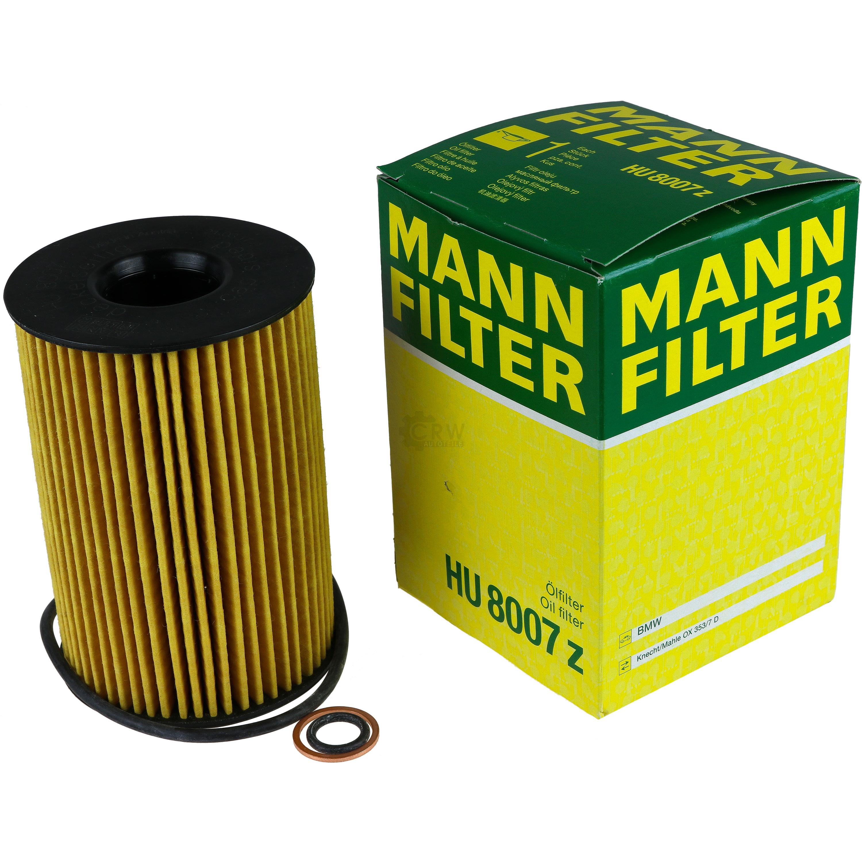 Ölfilter HU 8007 z für Wiesmann GT MF4 Coupe MF5 Rolls-Royce Wraith RR5 Dawn RR6 RR31