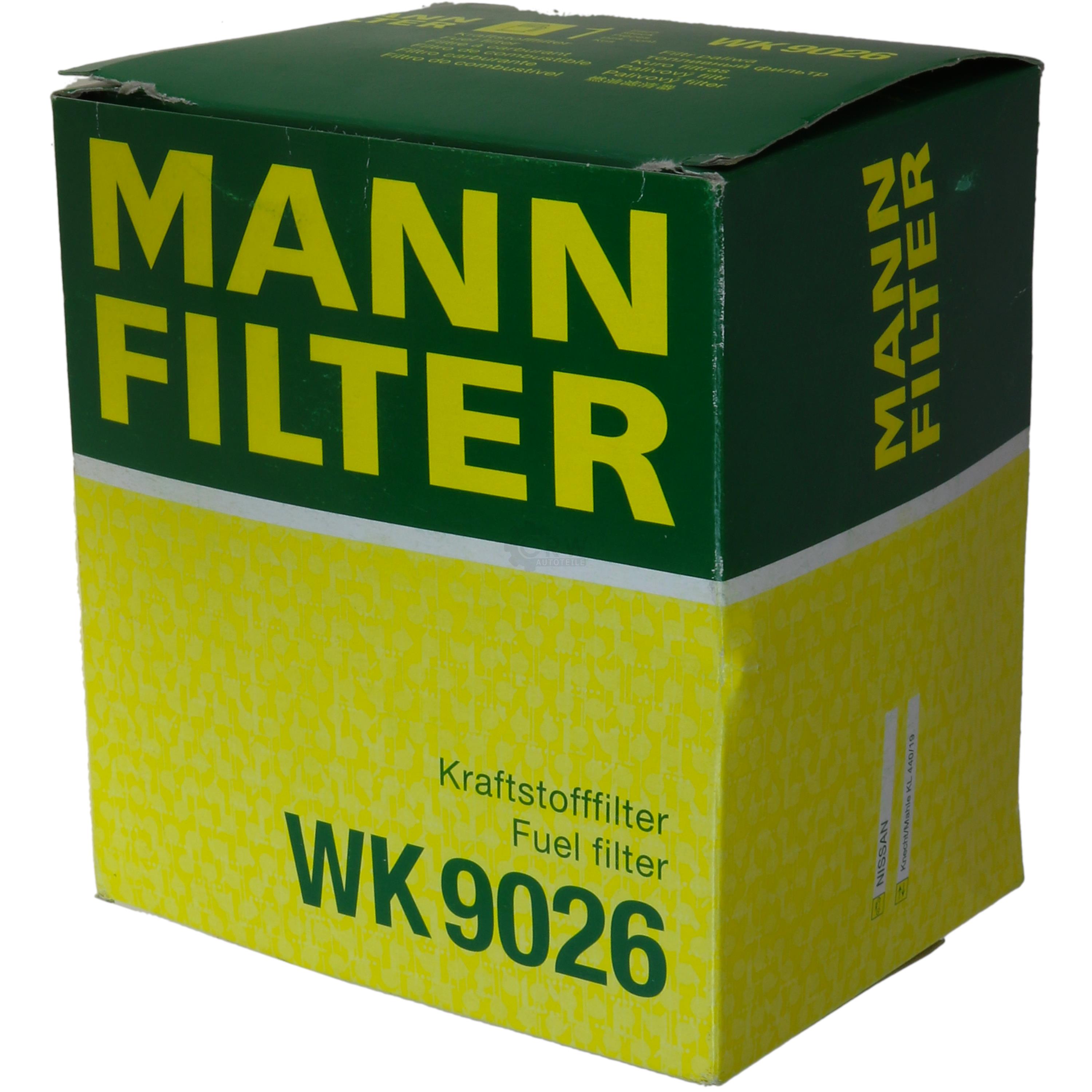 MANN-FILTER Kraftstofffilter WK 9026 Fuel Filter