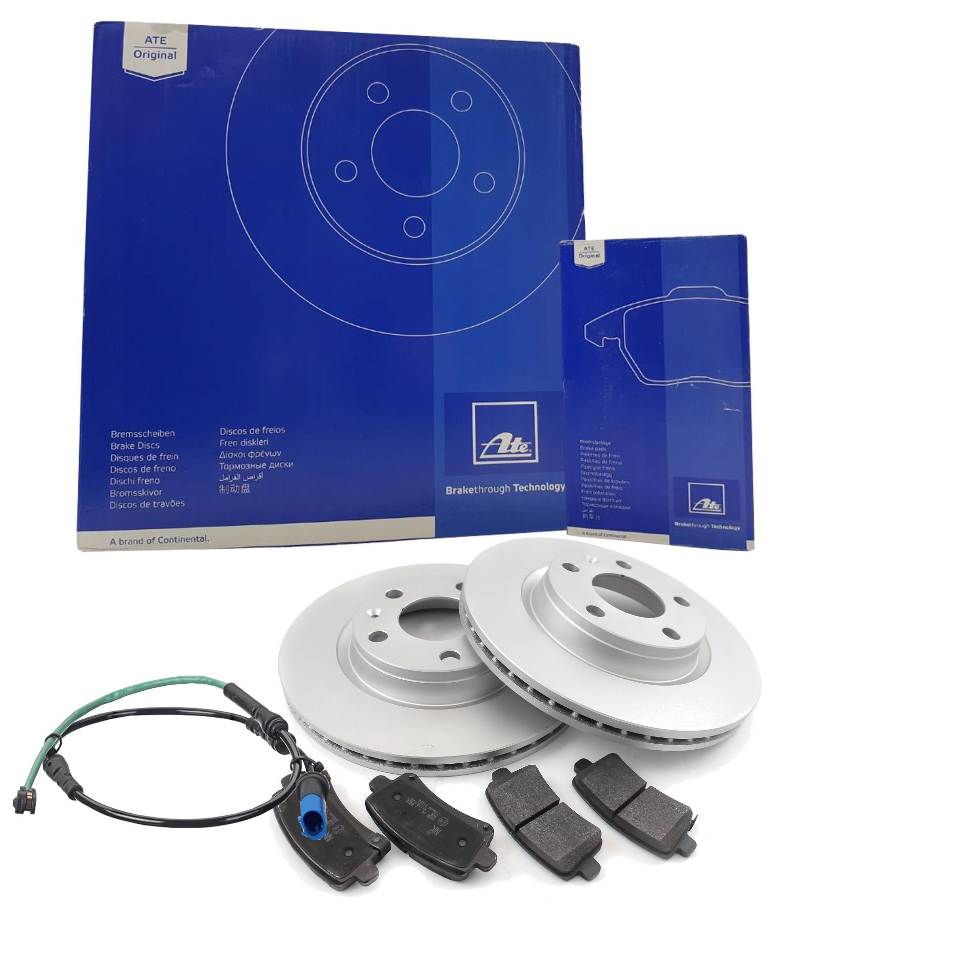 ATE Satz Bremsen Bremsscheiben Ø320 + Bremsbeläge hinten für BMW X5 X6 F15 F85