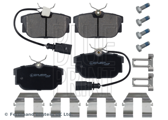 BLUE PRINT Bremsbeläge Bremsbelegsatz hinten für VW Transporter IV Bus