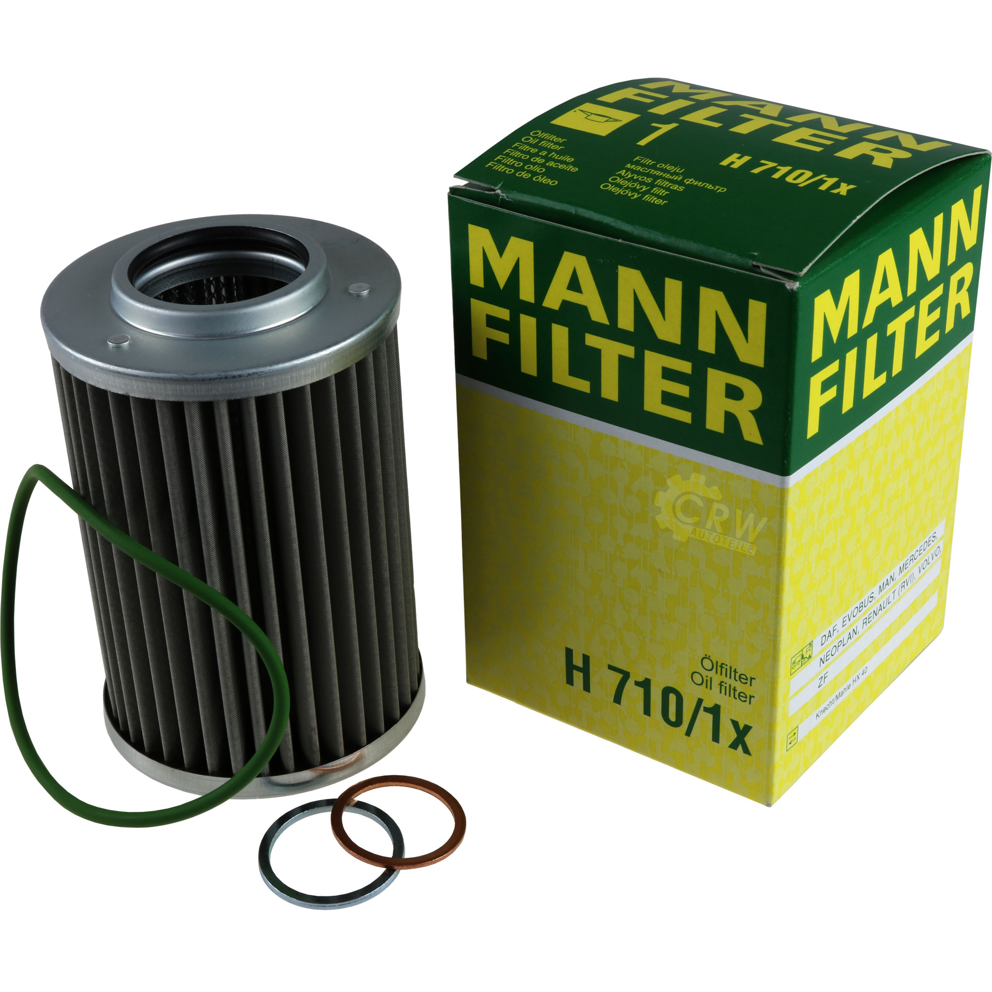 MANN-FILTER Hydraulikfilter für Automatikgetriebe H 710/1 x