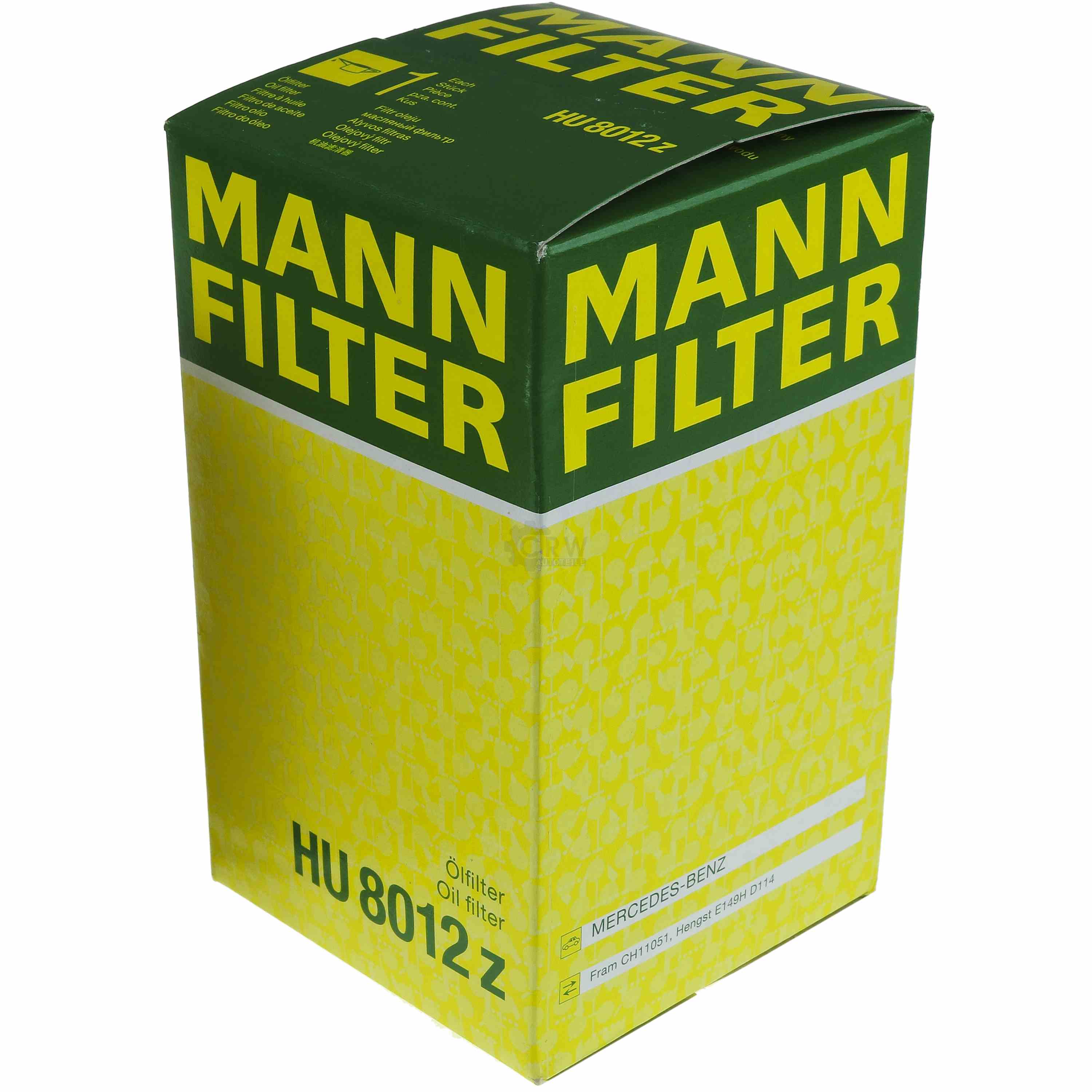 MANN-FILTER Ölfilter HU 8012 z Oil Filter