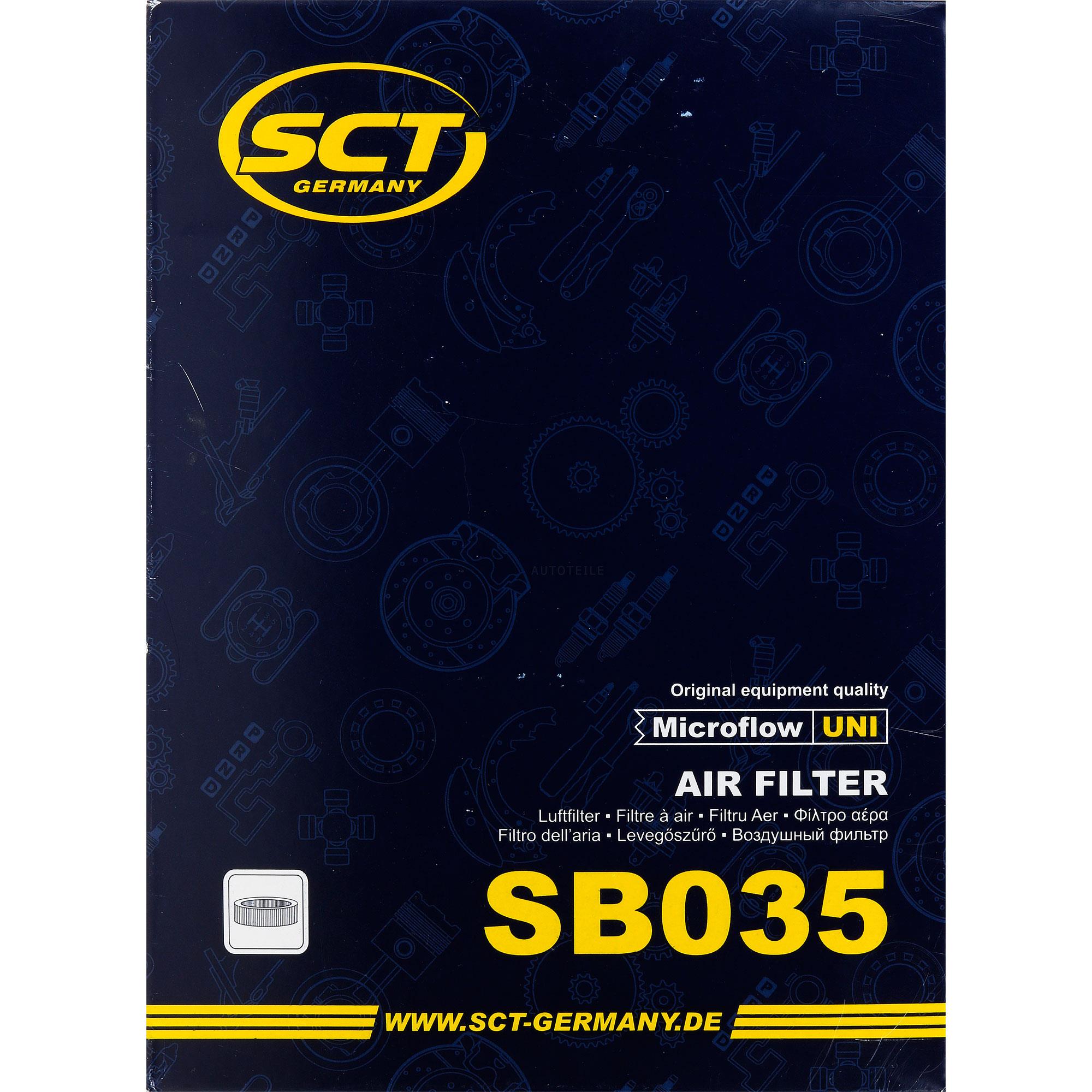 SCT Luftfilter Motorluftfilter SB 035 Air Filter