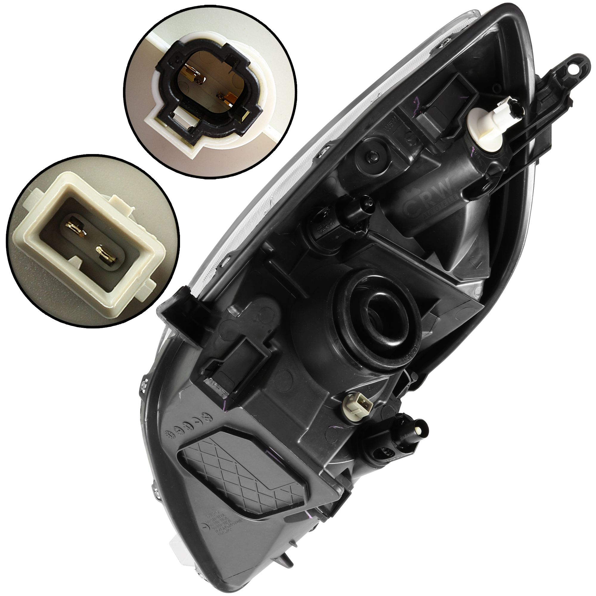 Halogen Scheinwerfer links für Toyota YARIS XP9 Bj. 01/06-11/08 H4 mit Blinker