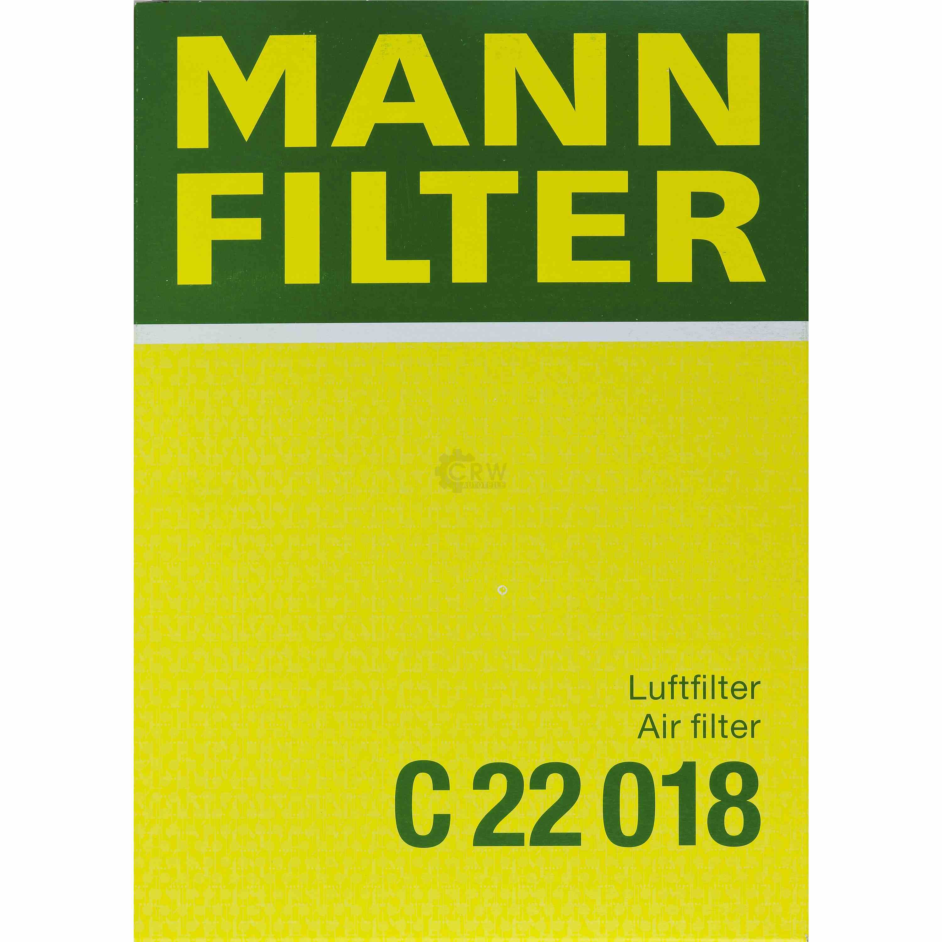 MANN-FILTER Luftfilter für MINI Mini F56 Cooper One F55 F60 F57 BMW 2 Active
