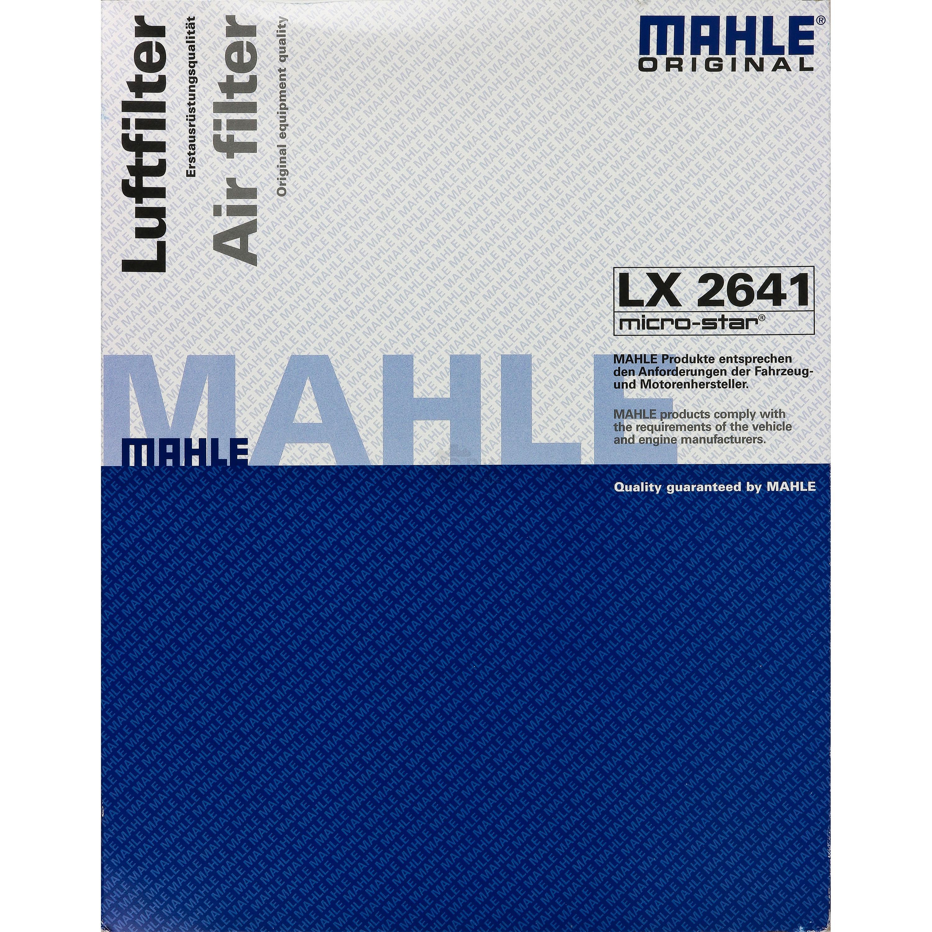 MAHLE Luftfilter passend für BMW X5 E70 xDrive35d 3.0sd X6 E71 E72
