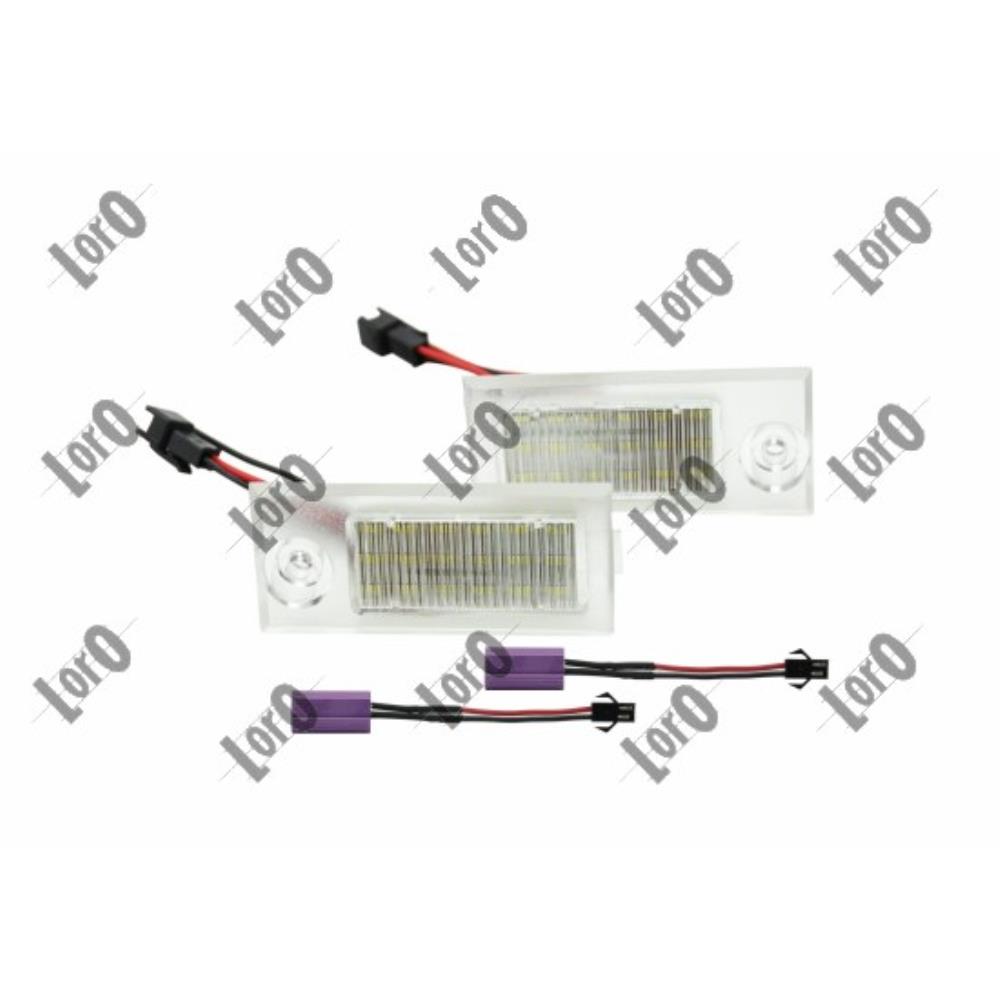 Kennzeichenleuchte LED beidseitig ABAKUS für Audi A6 4B C5 4B2
