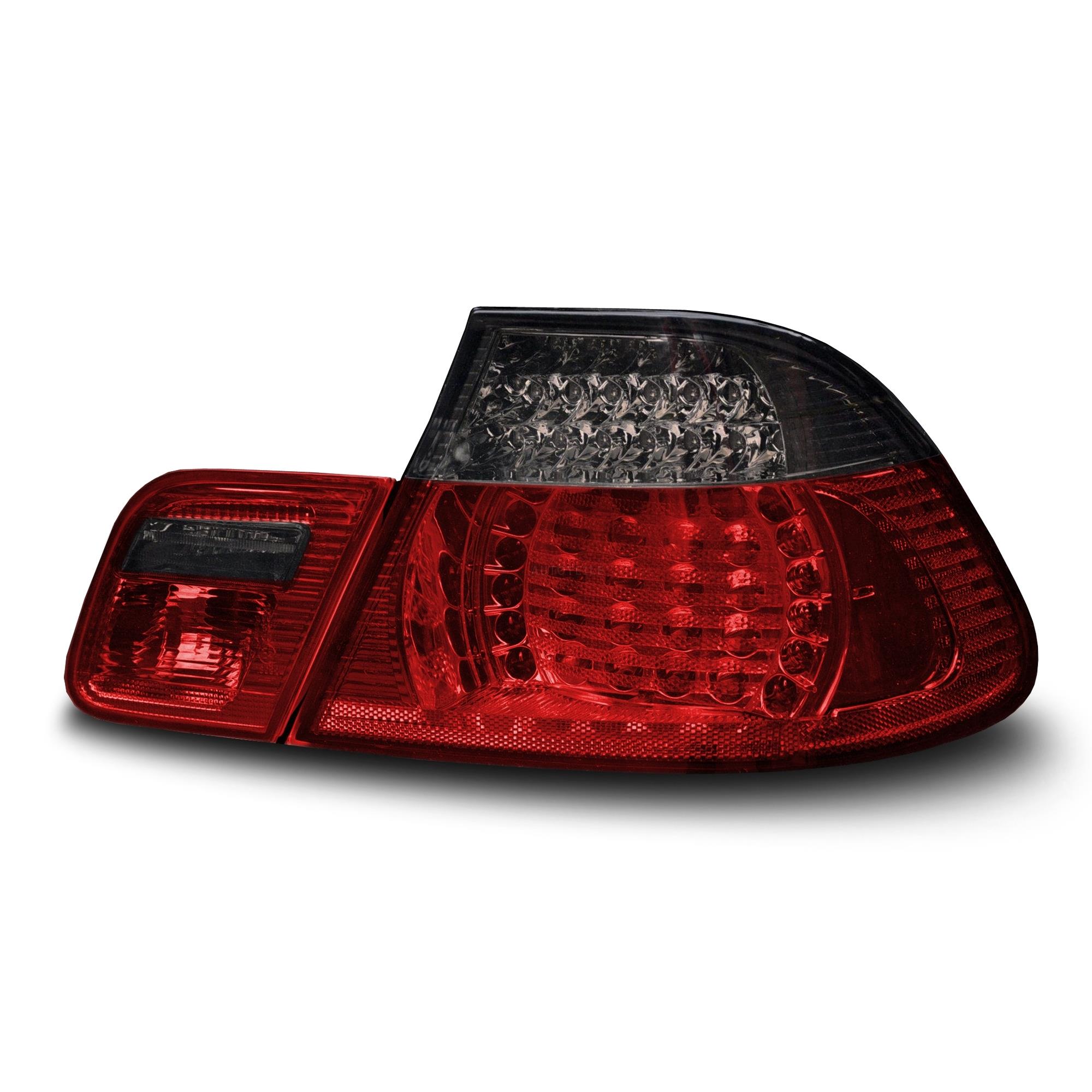 Rückleuchten für BMW E46/4 09.01-03.05 -LED- Schwarz/Rot ( 4 teilig )