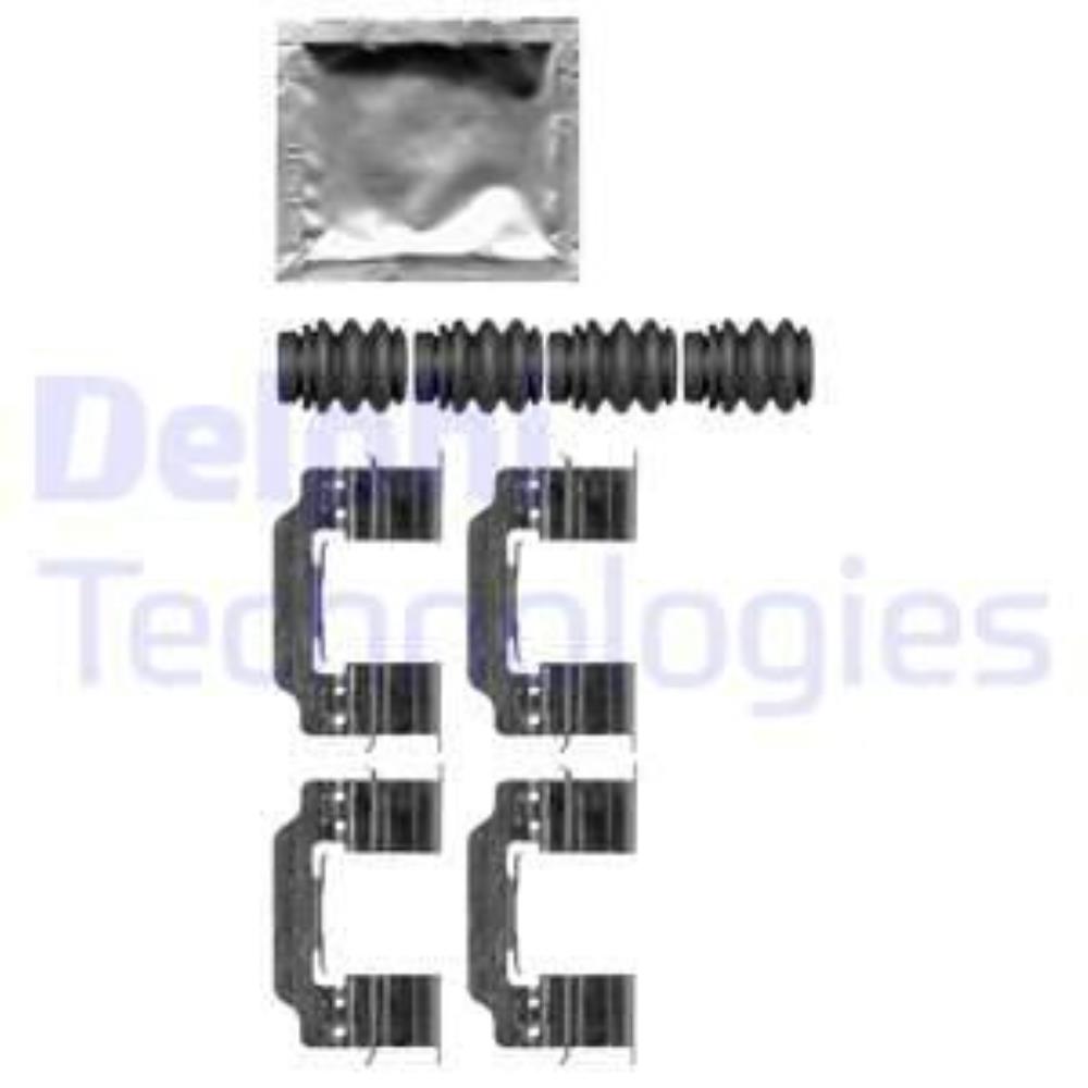 DELPHI Zubehörsatz, Scheibenbremsbelag LX0664