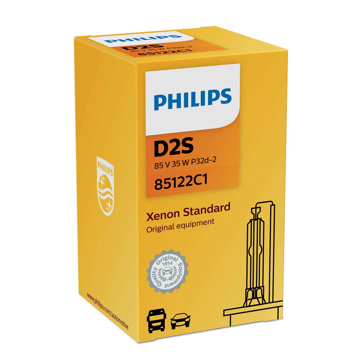 Philips D2S 35W P32d-2 Xenon Vision 1st. Brenner Lampe