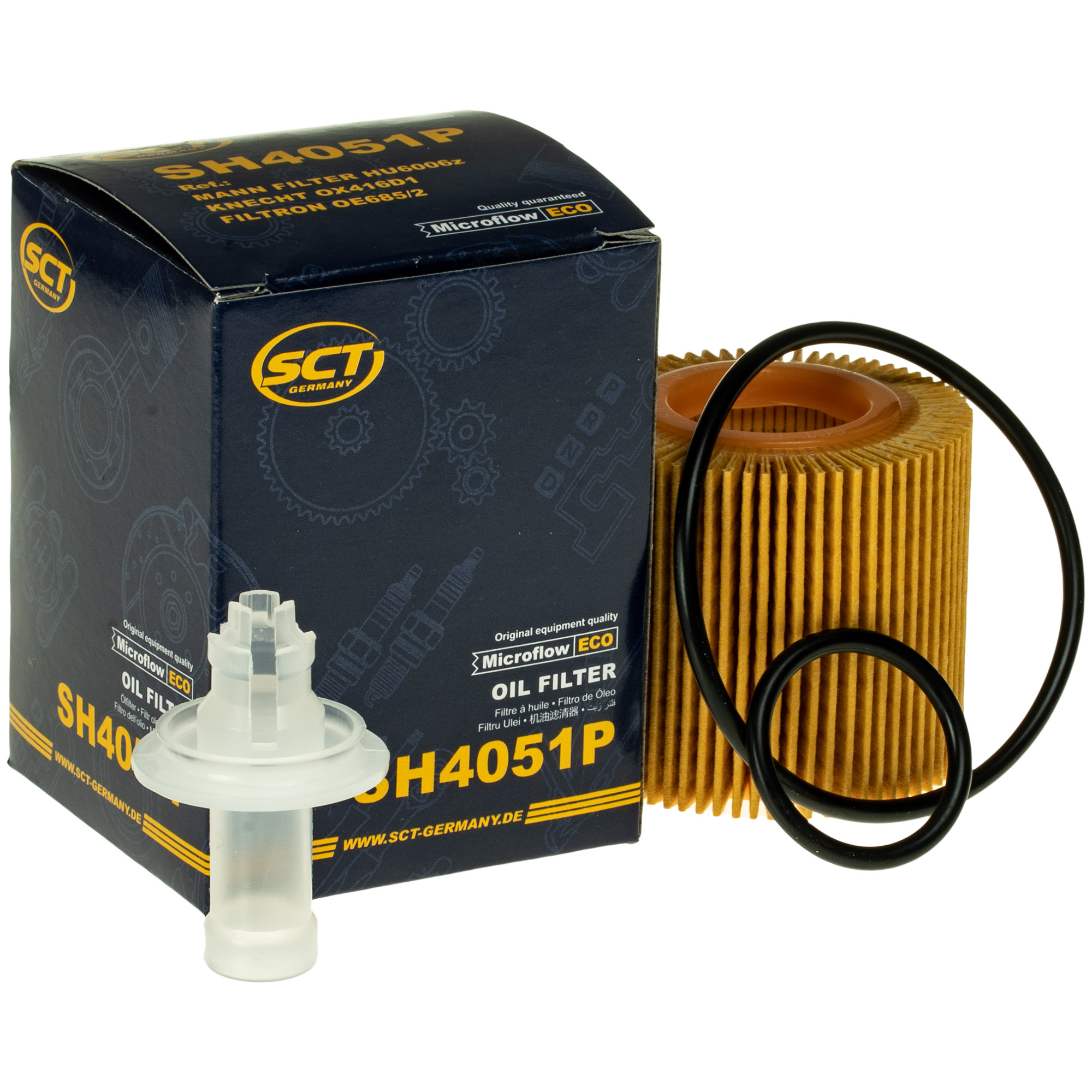 Ölfilter SH 4051 P für Lexus CT ZWA10_ Toyota Avensis Stufenheck _T27_ Kombi _P13_