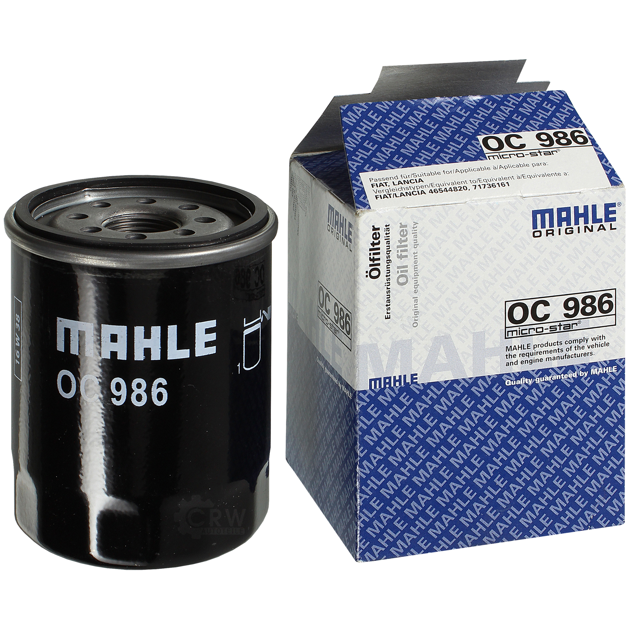 MAHLE / KNECHT Ölfilter OC 986 Öl Filter Oil