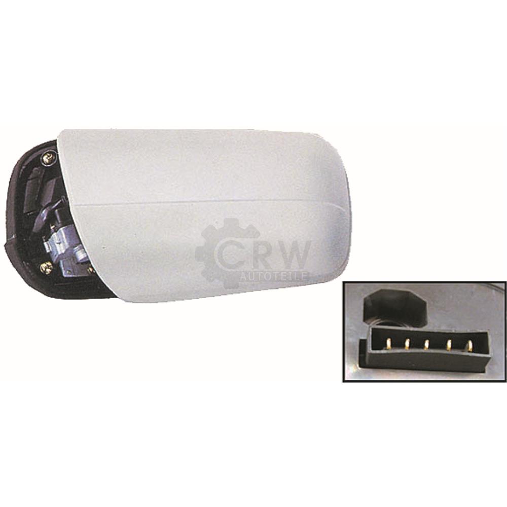 Außenspiegel rechts für Mercedes W140 W202 W210 S C E-Kl. Bj. 95-02 elek. 5-PIN QYU