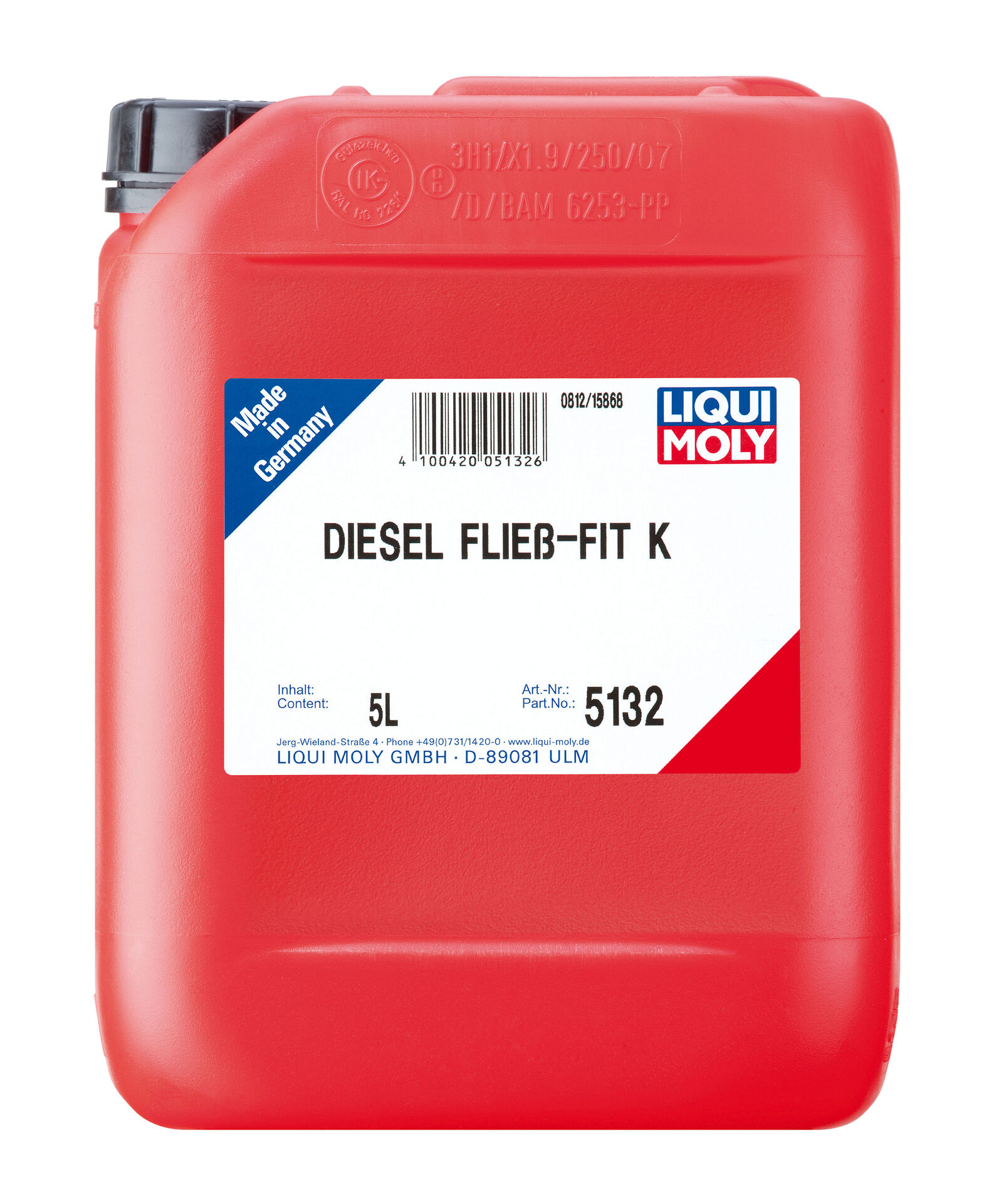 Diesel fließ-fit K Kanister Kunststoff 5 l
