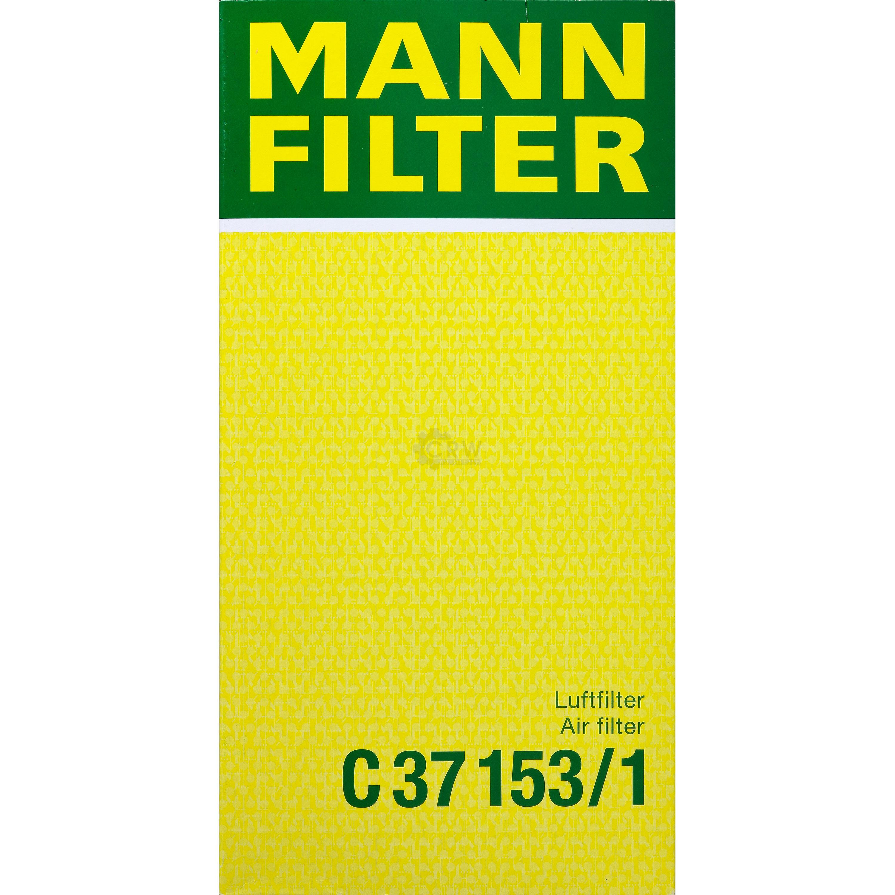 MANN-FILTER Luftfilter für VW Golf IV 1J1 1.6 1.9 TDI 1J5 2.0 1Y7 Audi A3 8L1