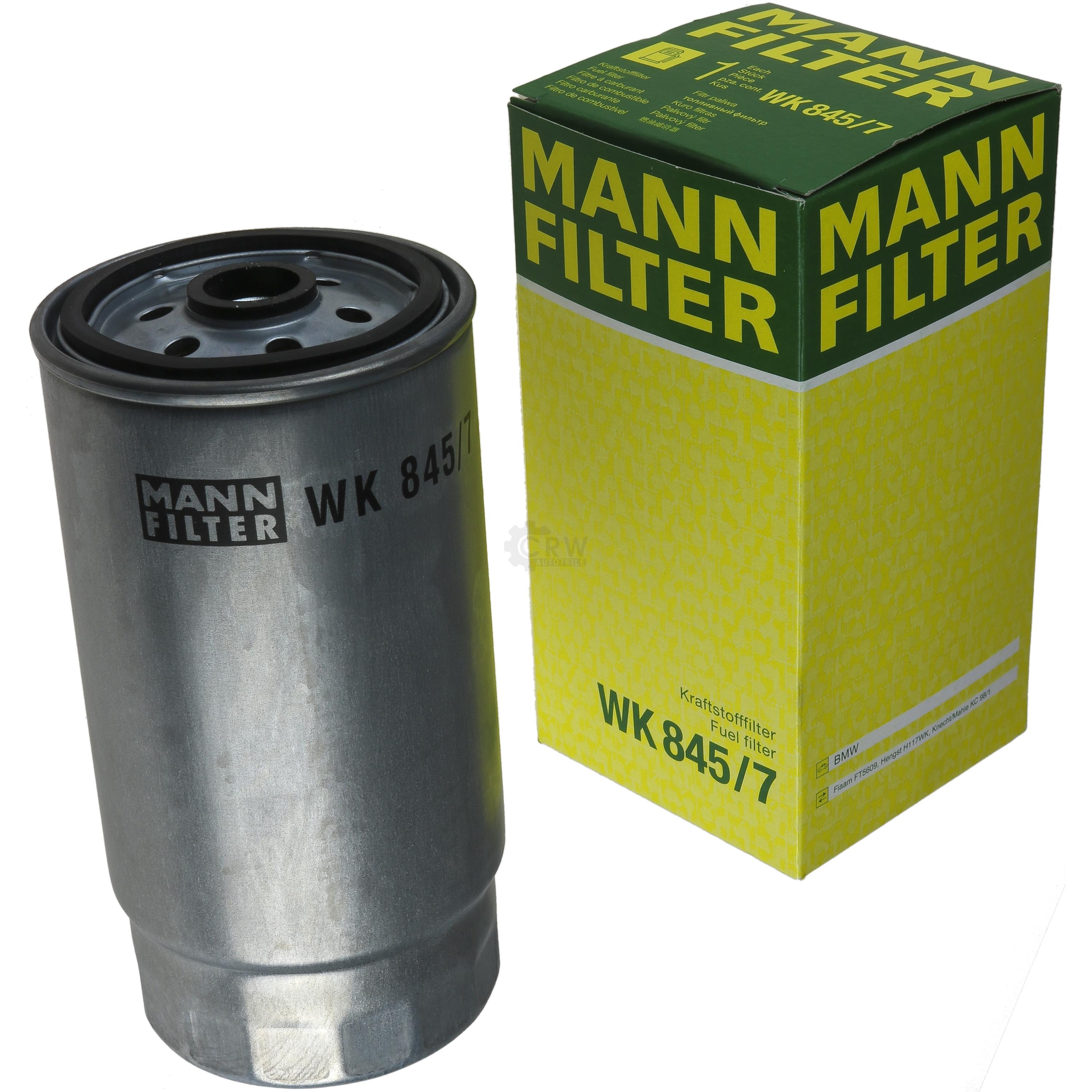 MANN-FILTER Kraftstofffilter WK 845/7 Fuel Filter