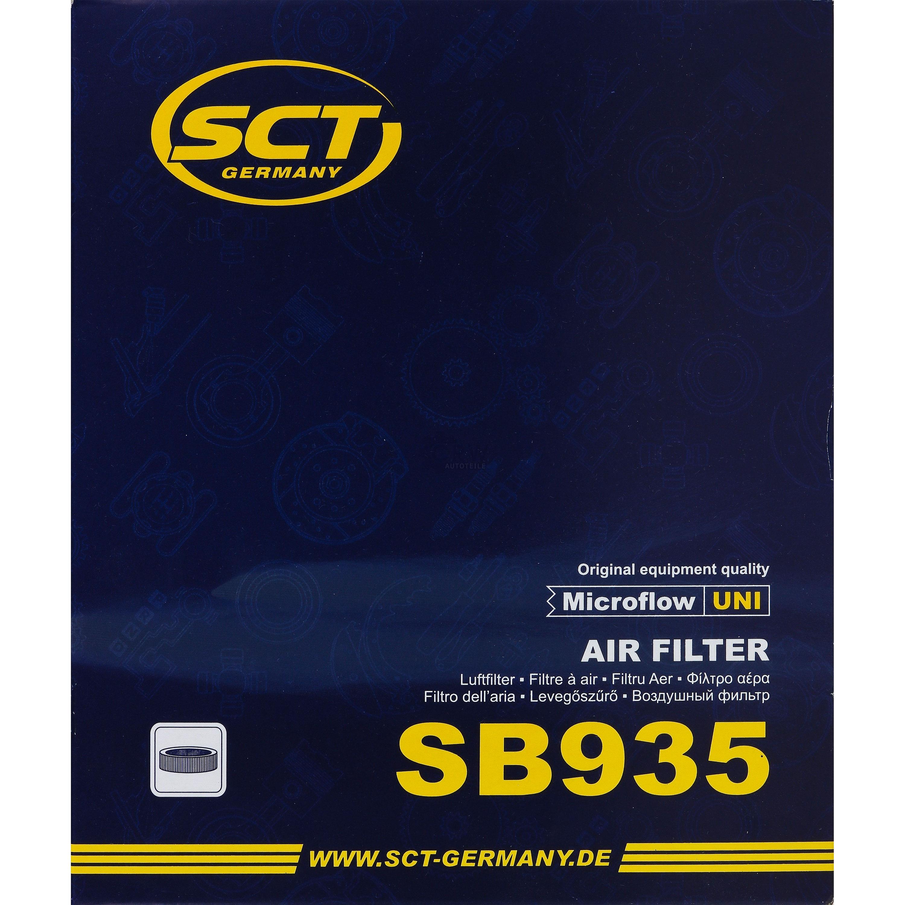 SCT Luftfilter Motorluftfilter SB 935 Air Filter