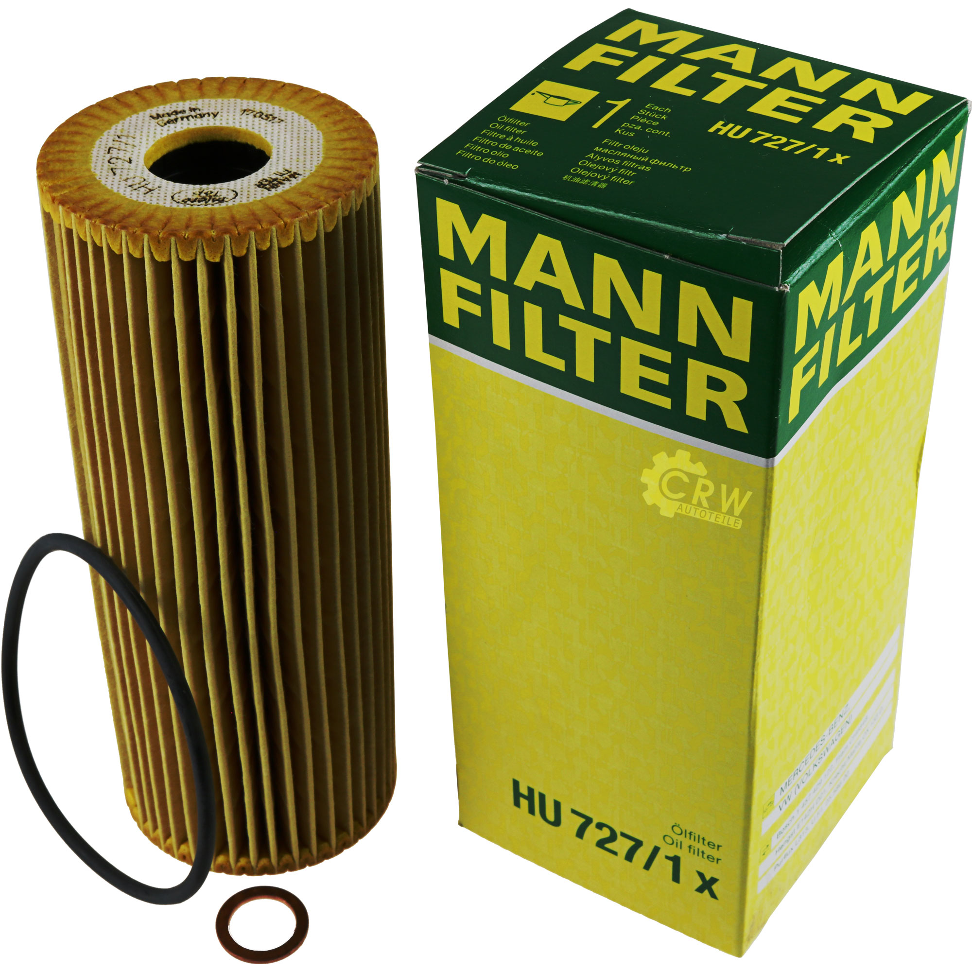 MANN-FILTER Ölfilter HU 727/1 x Oil Filter