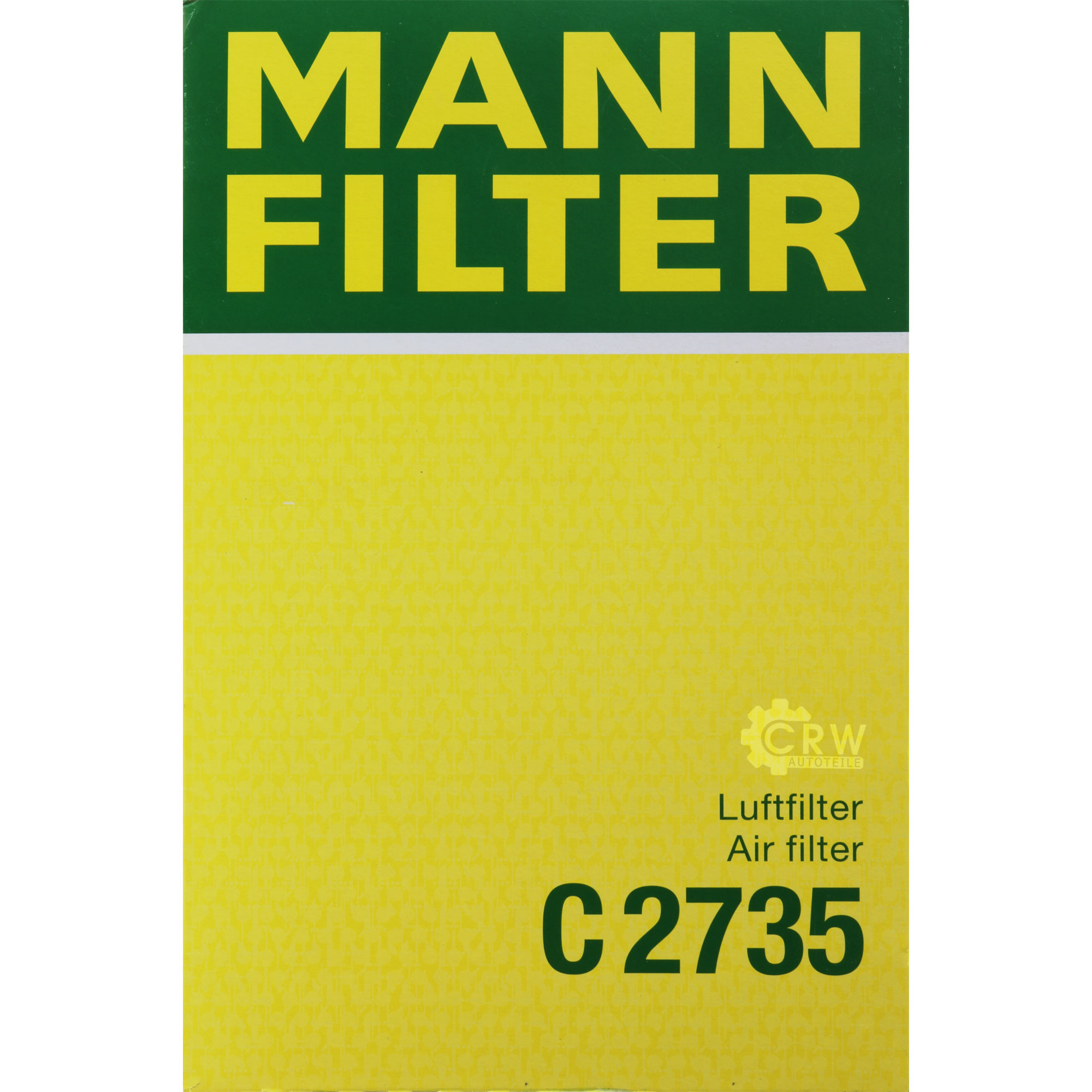 MANN-FILTER Luftfilter für Hyundai Santa Fé II CM 2.2 CRDi 4x4 SM 2.7