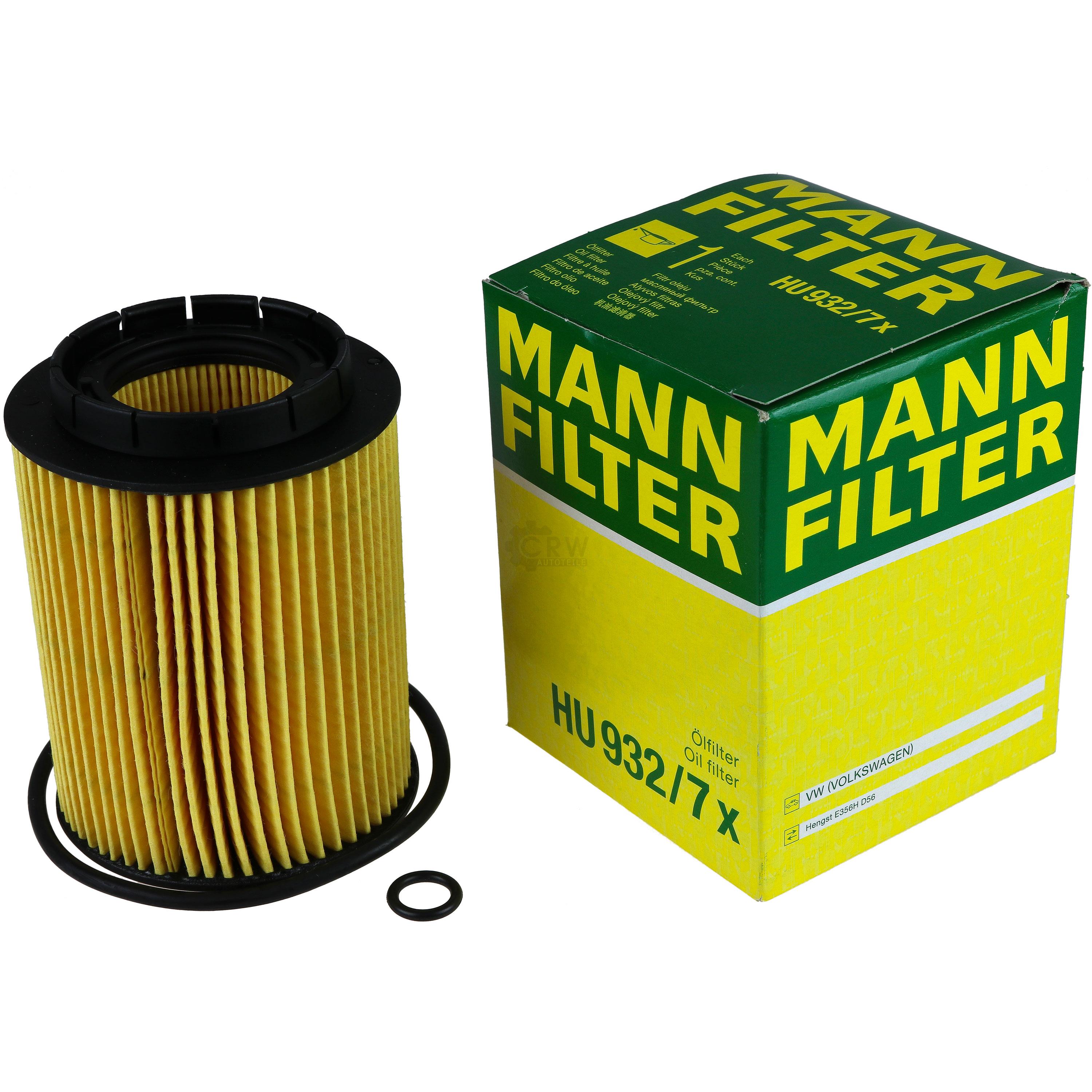 MANN-FILTER Ölfilter HU 932/7 x Oil Filter
