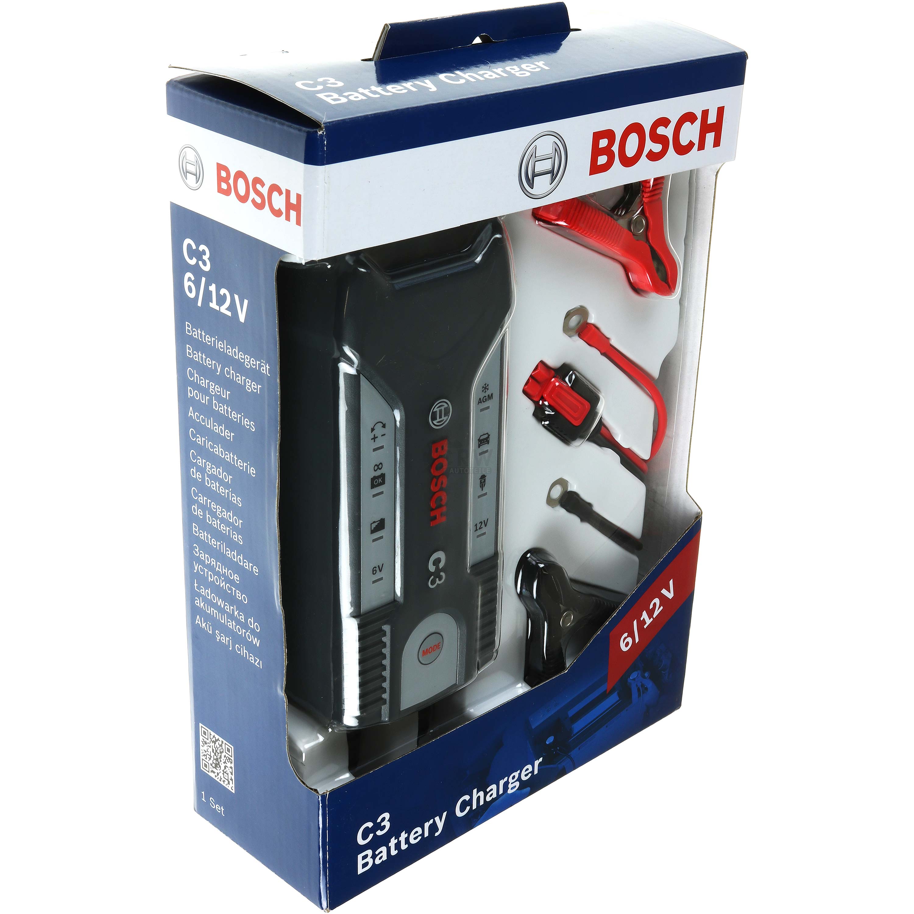 Bosch Batterie-Ladegerät Motorrad / Auto 12 Volt