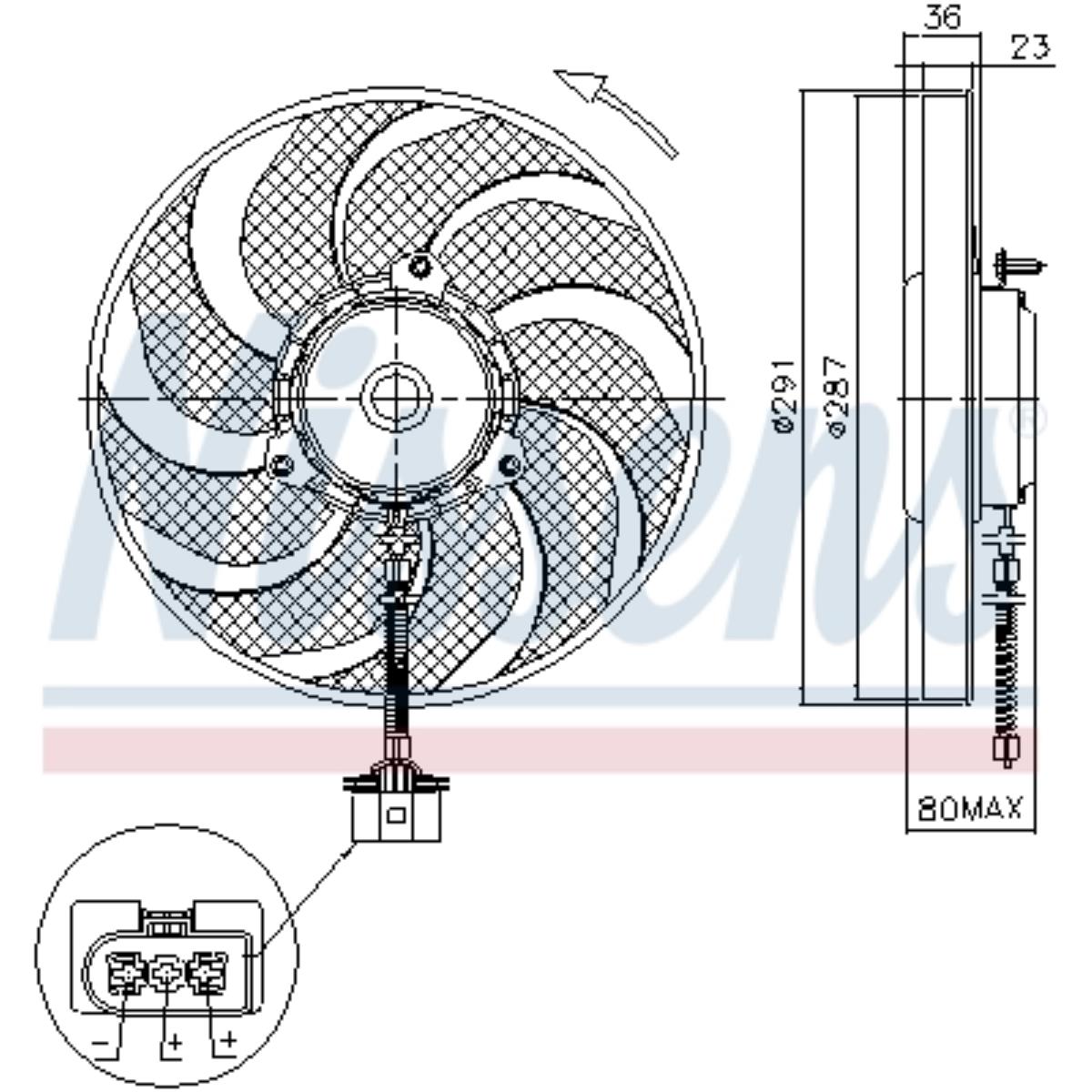 Lüfter Motorkühlung für Audi A3 8L1 TT 8N3 8N9 VW Golf IV Variant 1J5 1J1 1J2