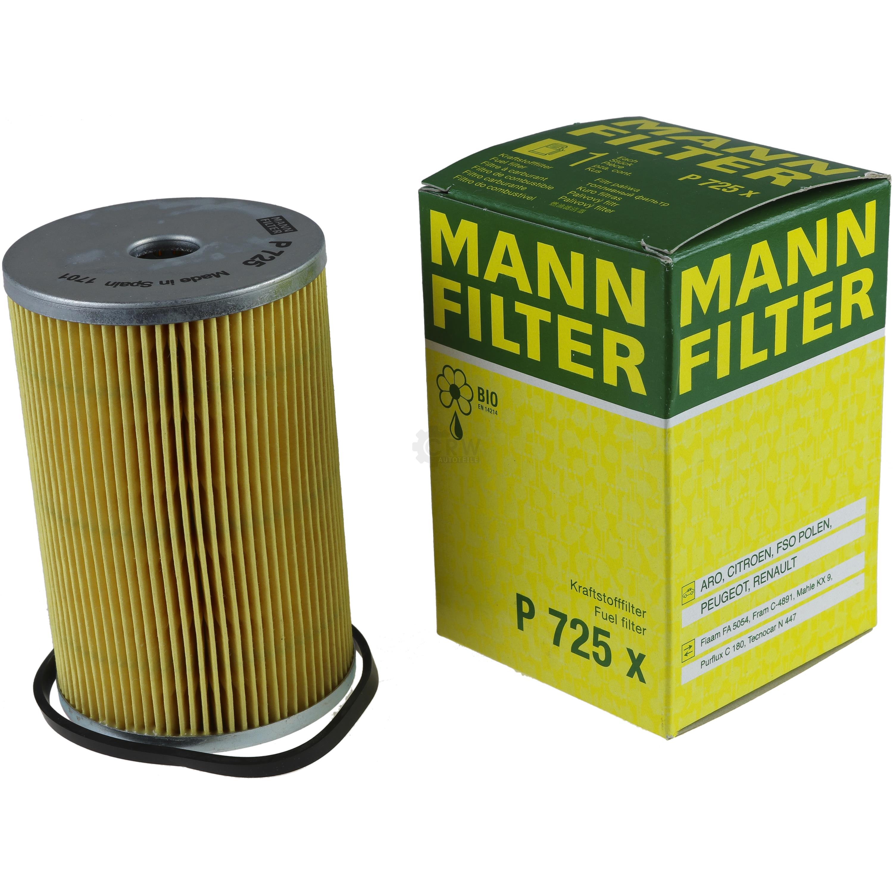 MANN-FILTER Kraftstofffilter P 725 x Fuel Filter