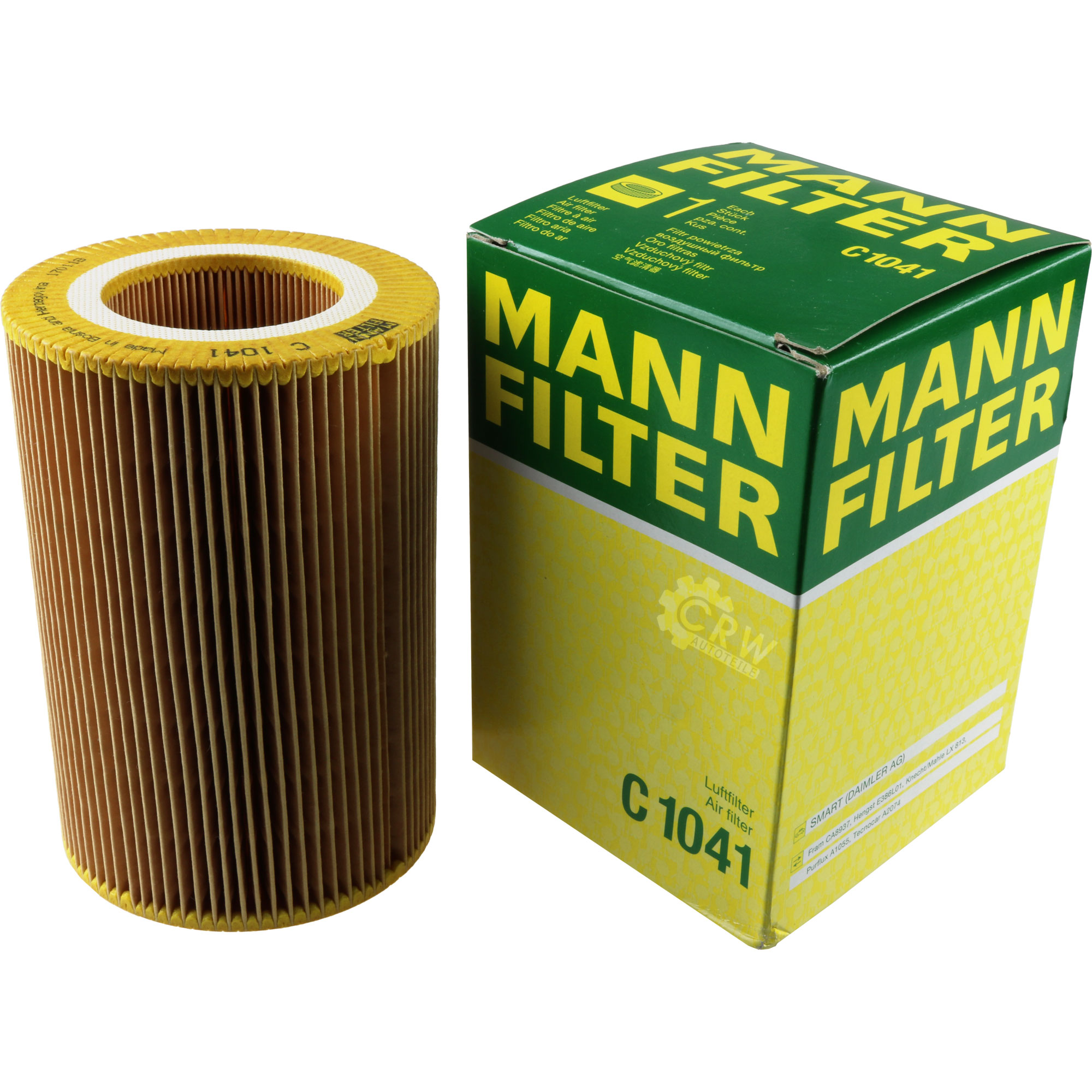 MANN-FILTER Luftfilter für Smart Fortwo Coupe 450 0.8 CDI City-Coupe