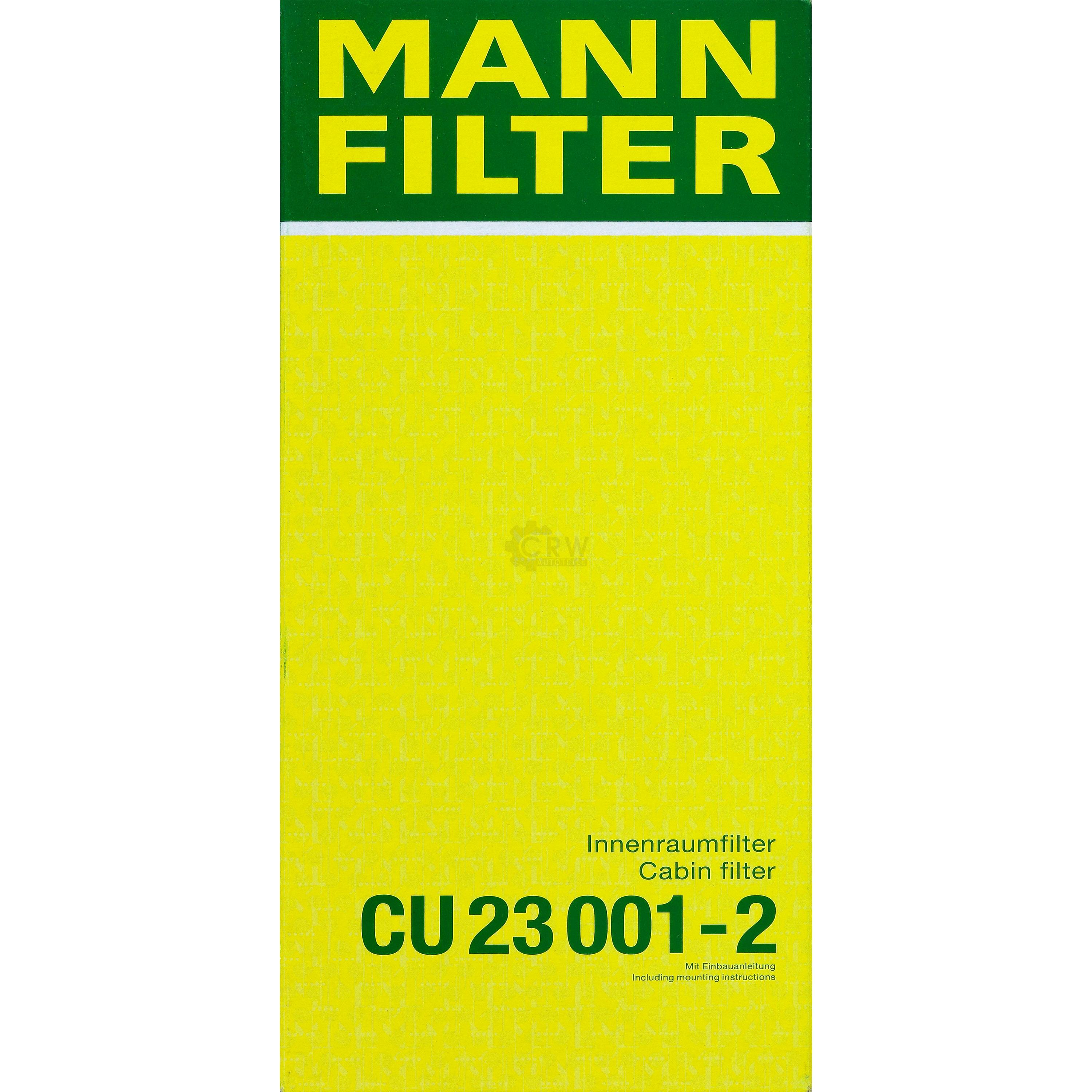 MANN-FILTER Filter Innenraumluft für Mazda 2 DE_ DH_3 1.3 DE