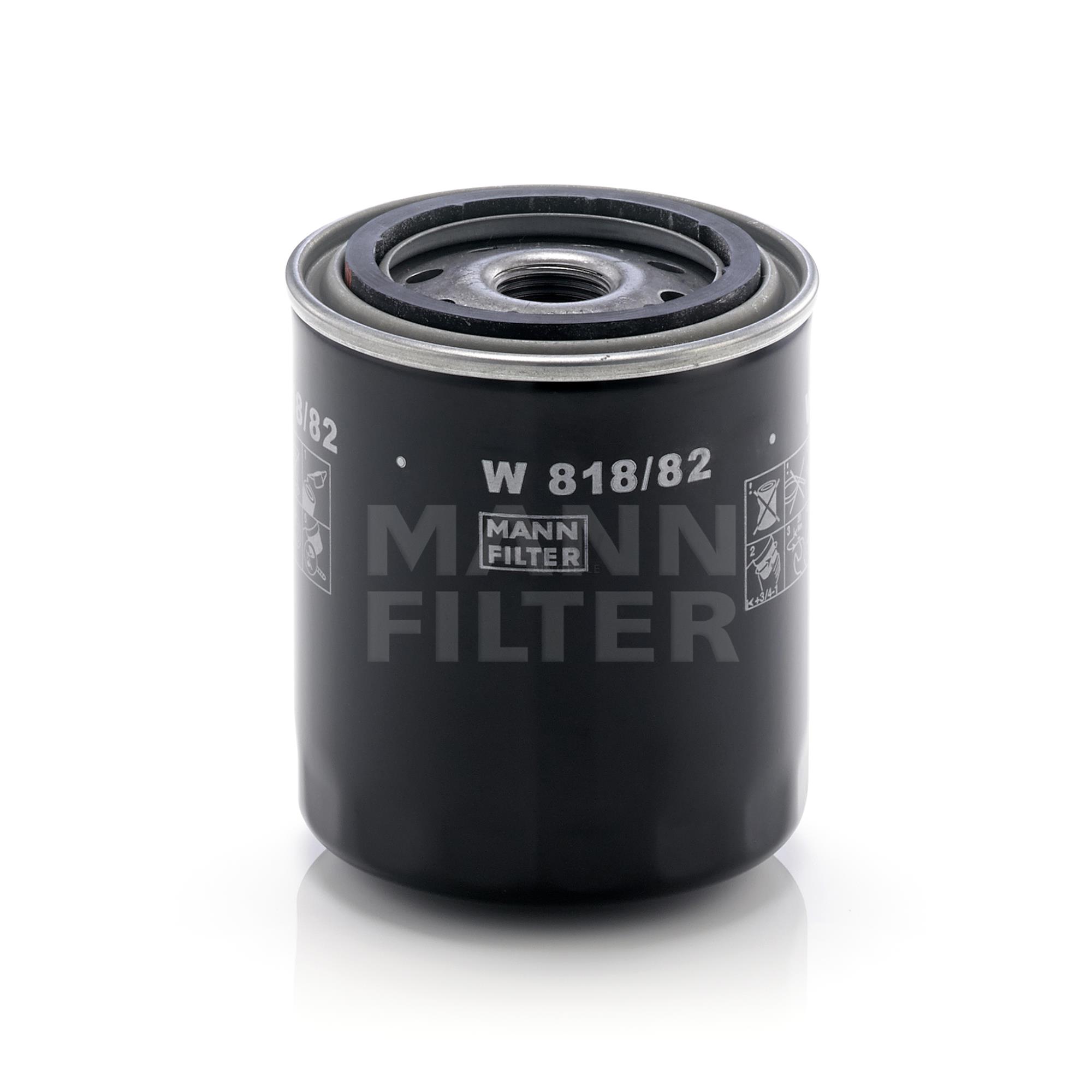MANN-FILTER Ölfilter W 818/82 Oil Filter