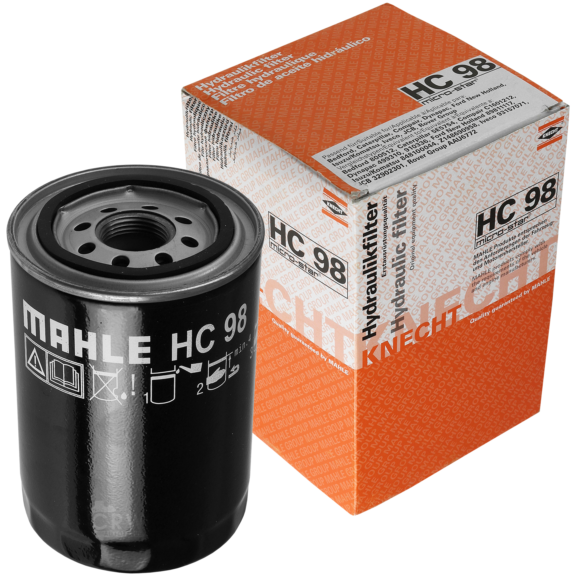 MAHLE / KNECHT HC 98 Hydraulikfilter für Automatikgetriebe