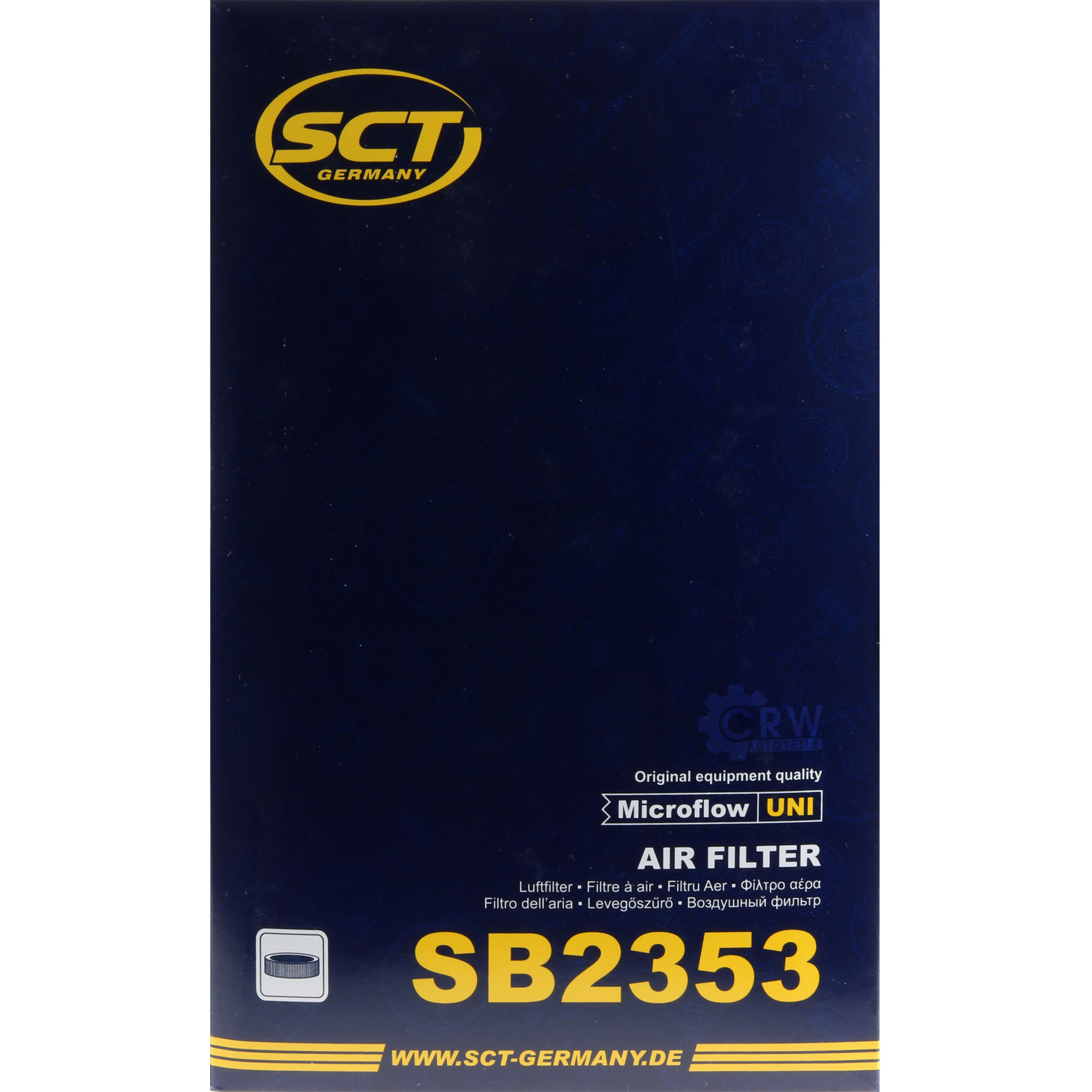 SCT Luftfilter Motorluftfilter SB 2353 Air Filter