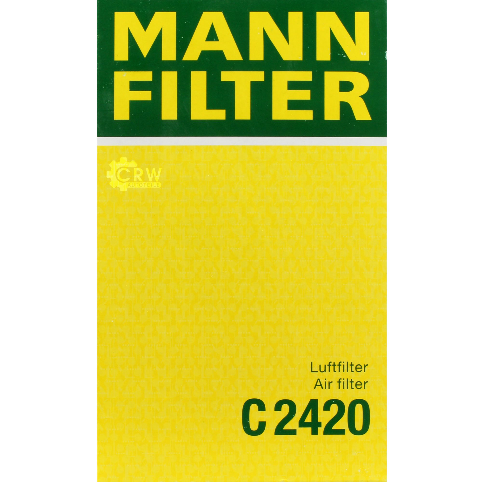 MANN-FILTER Luftfilter für Nissan Note E11 NE11 1.6 Qashqai +2 I J10 JJ10 1.5