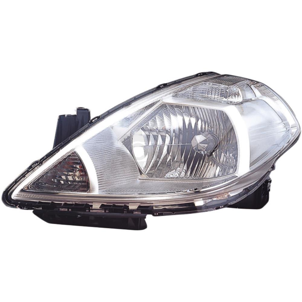 Halogen Scheinwerfer links H4 für Nissan Tiida Stufenheck Schrägheck