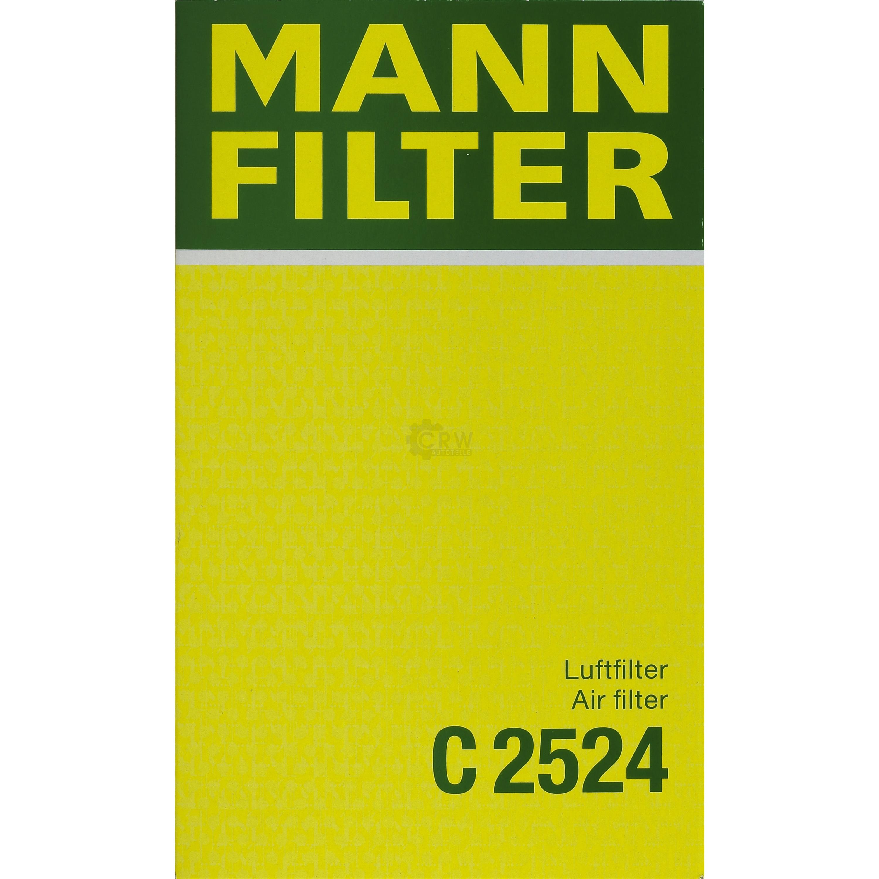 MANN-FILTER Luftfilter für Toyota Starlet EP9_ 1.3 Paseo Coupe EL54_ 1.5 16V