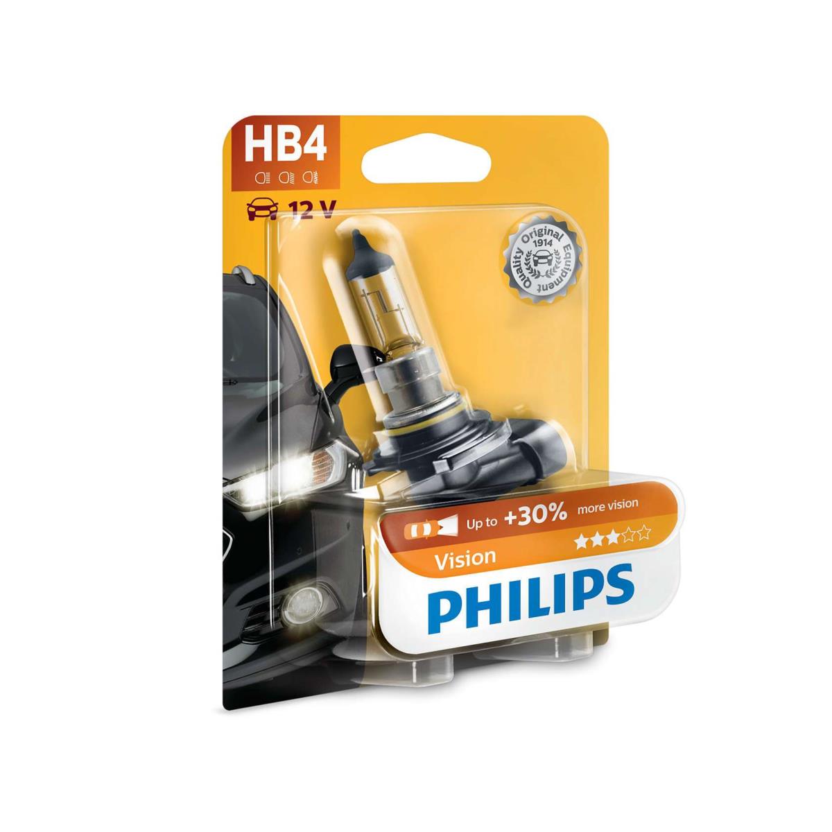 HB4 12V 51W P22d Vision +30% 1st. Blister Philips