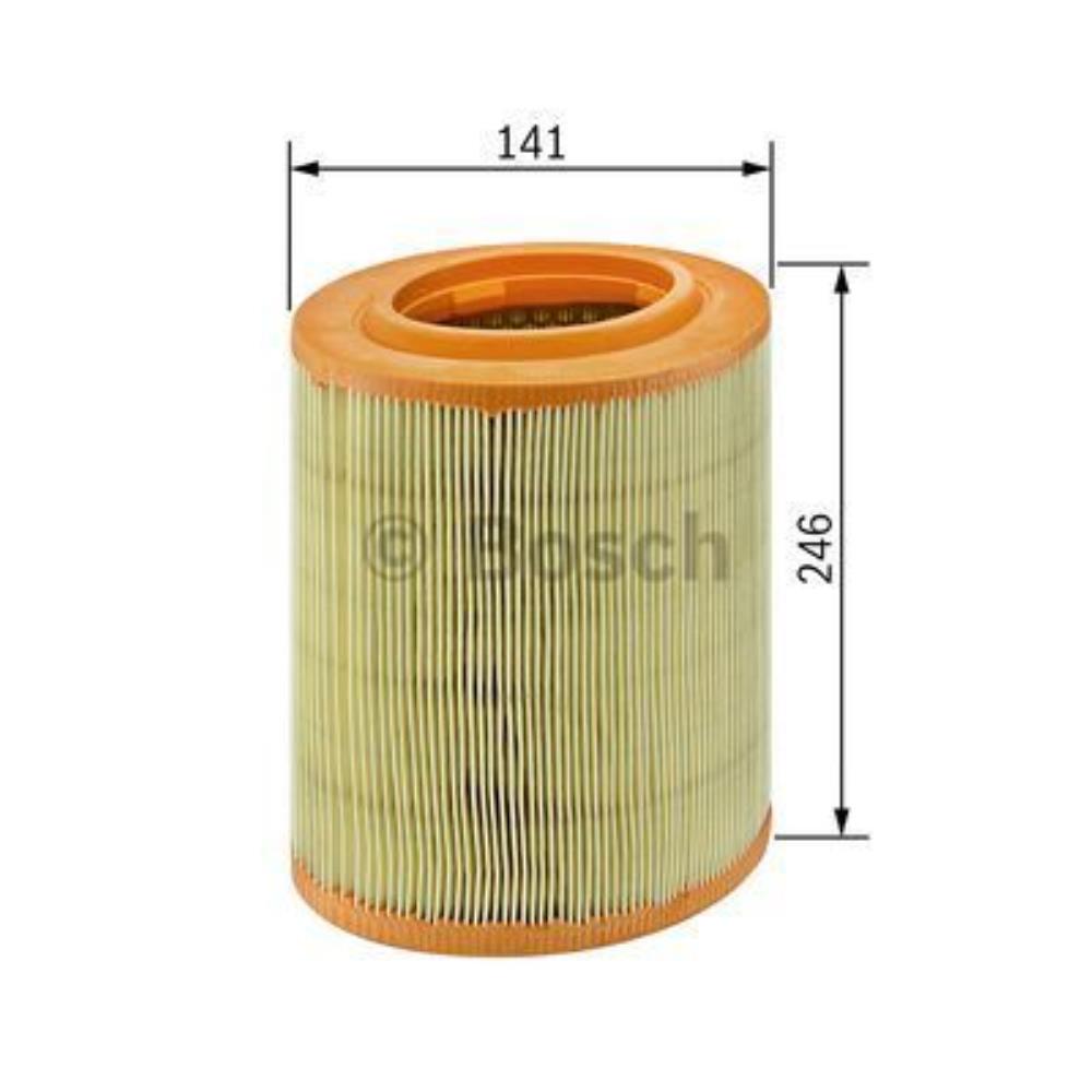 BOSCH Luftfilter für Alfa Romeo 159 Sportwagon 939_ 1.9 JTDM 16V 2.4 Spider 939