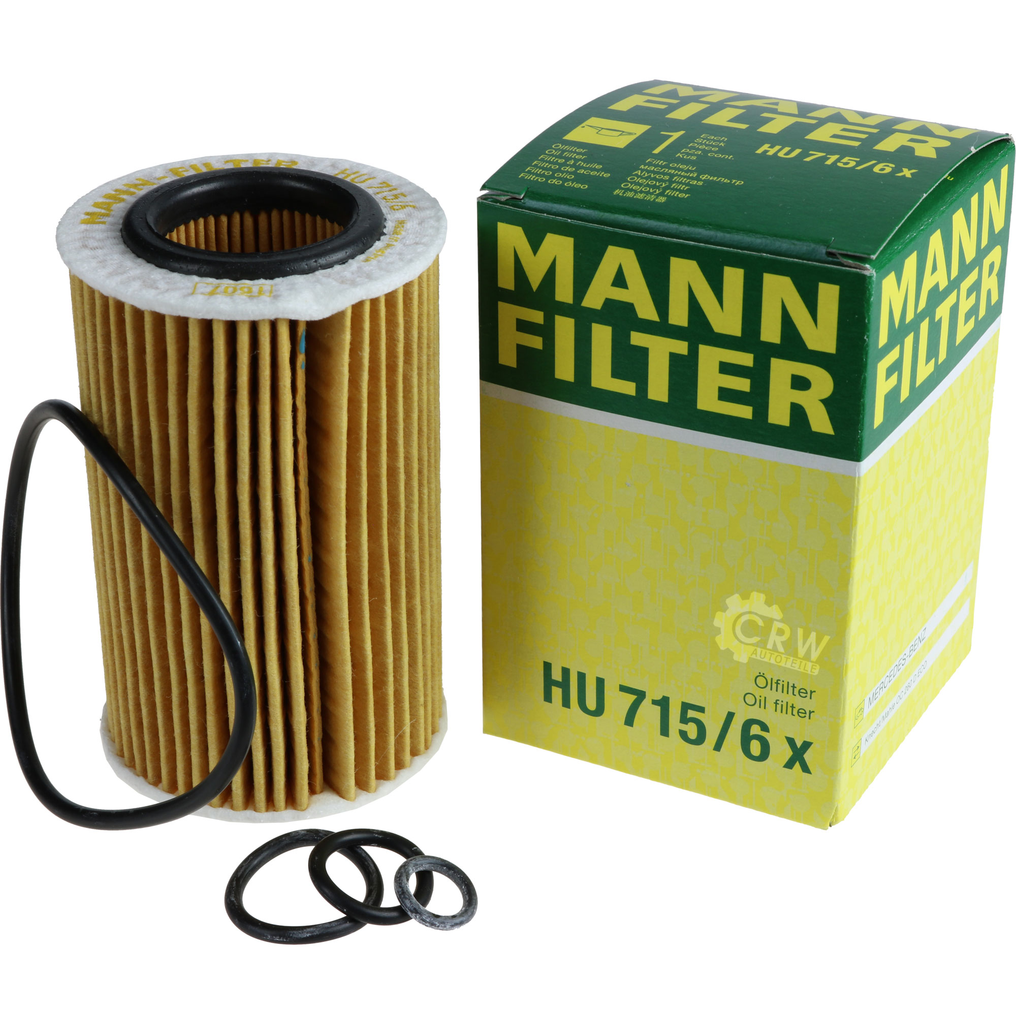 MANN-FILTER Ölfilter HU 715/6 x Oil Filter