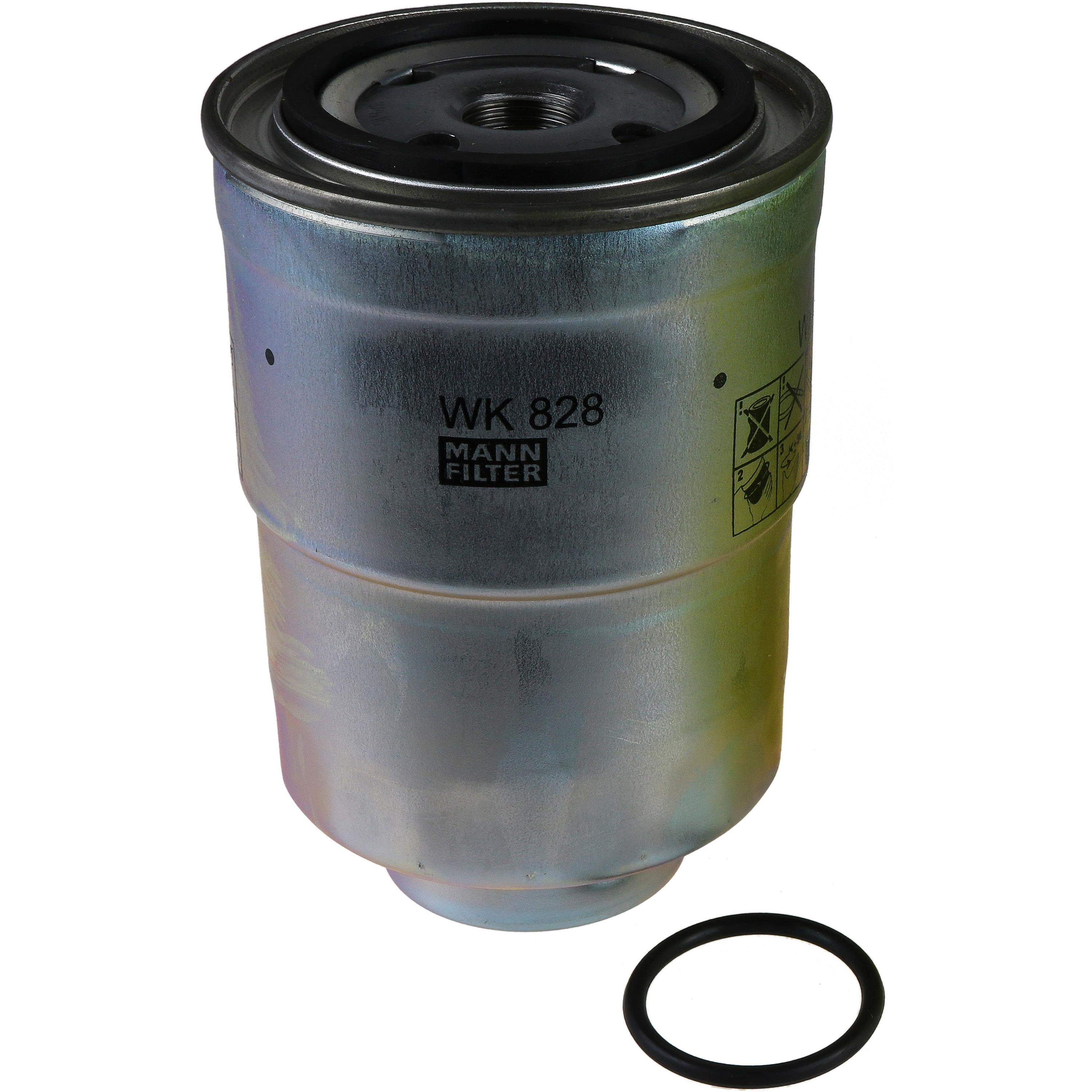 MANN-FILTER Kraftstofffilter WK 828 x Fuel Filter