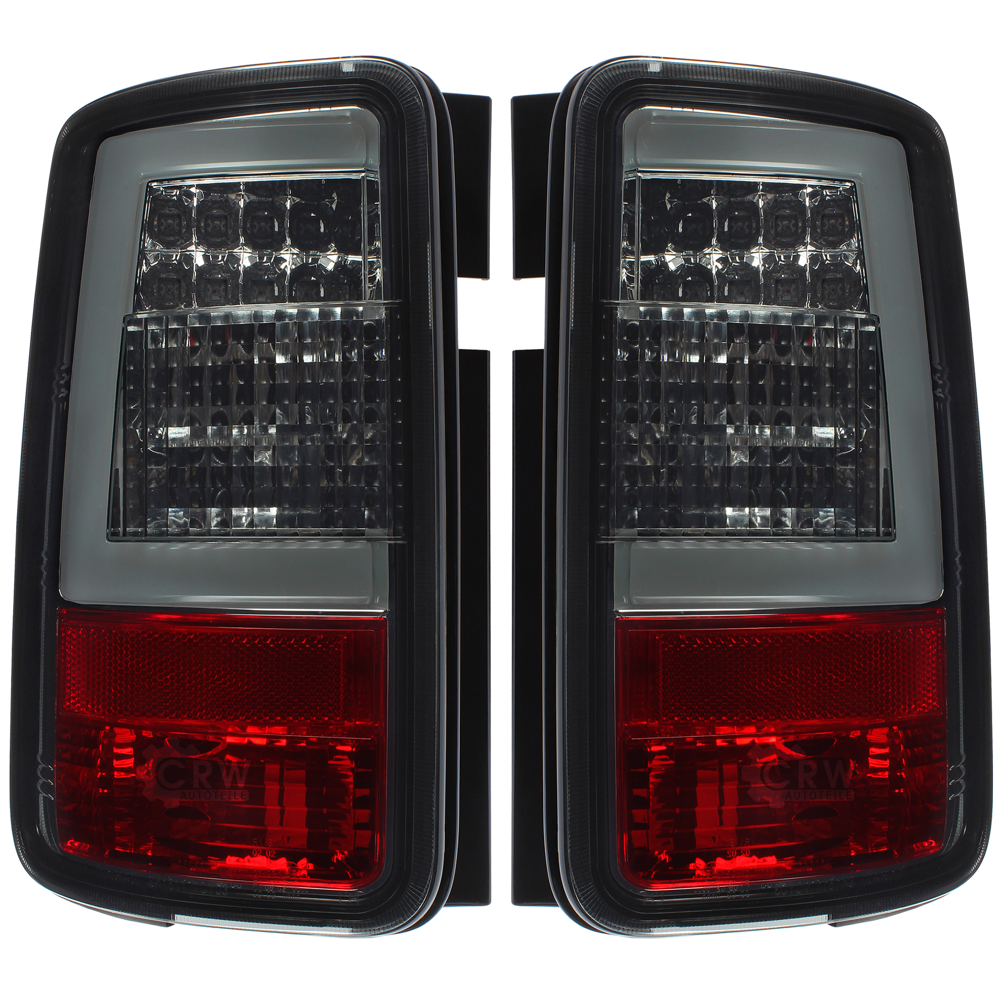 LED Lightbar Rückleuchten Set Satz für VW Caddy 3 III Bj. 04-15 smoke rauch