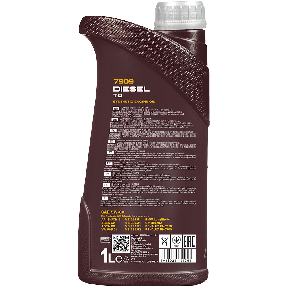 MANNOL Motoröl für VW UP 121 122 BL1 BL2 1.0 Golf V 1K1 1.4 16V 1.6