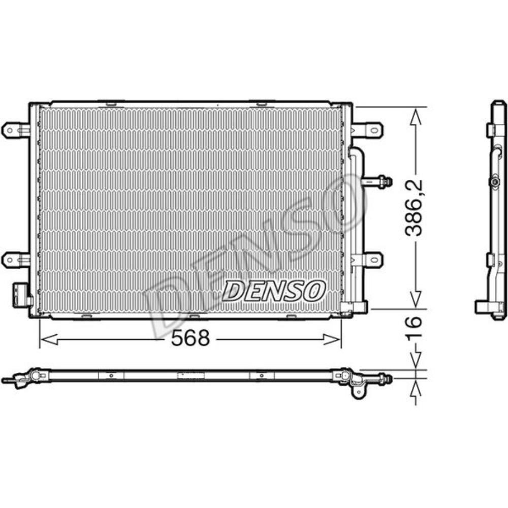 Kondensator Klimaanlage DCN02039 für Audi A4 8K2 B8 8EC B7 Cabriolet 8H7 B6 8HE 8K5