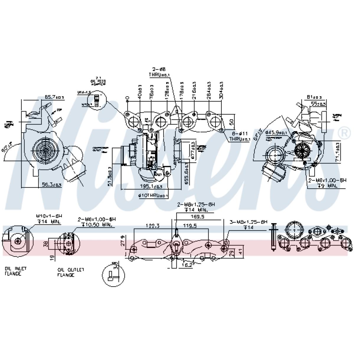 Lader Aufladung 93135 für Audi A3 8P1 Sportback 8PA VW Golf V 1K1 Plus 5M1 521 1K5