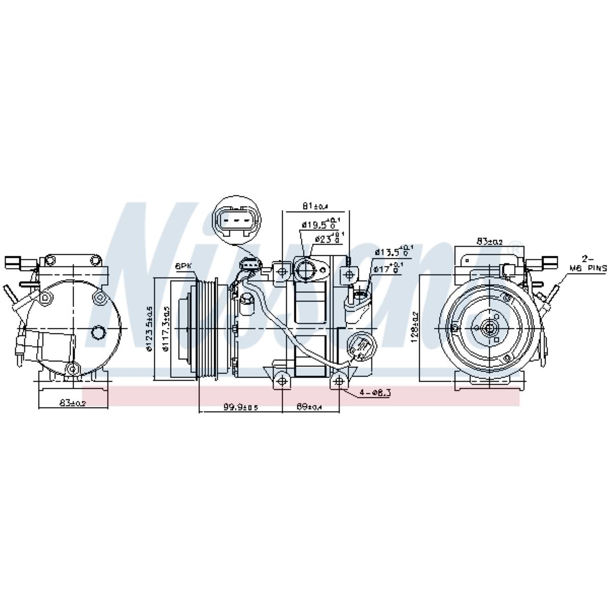 Kompressor Klimaanlage passend für KIA Sportage SL Hyundai IX35 LM EL ELH