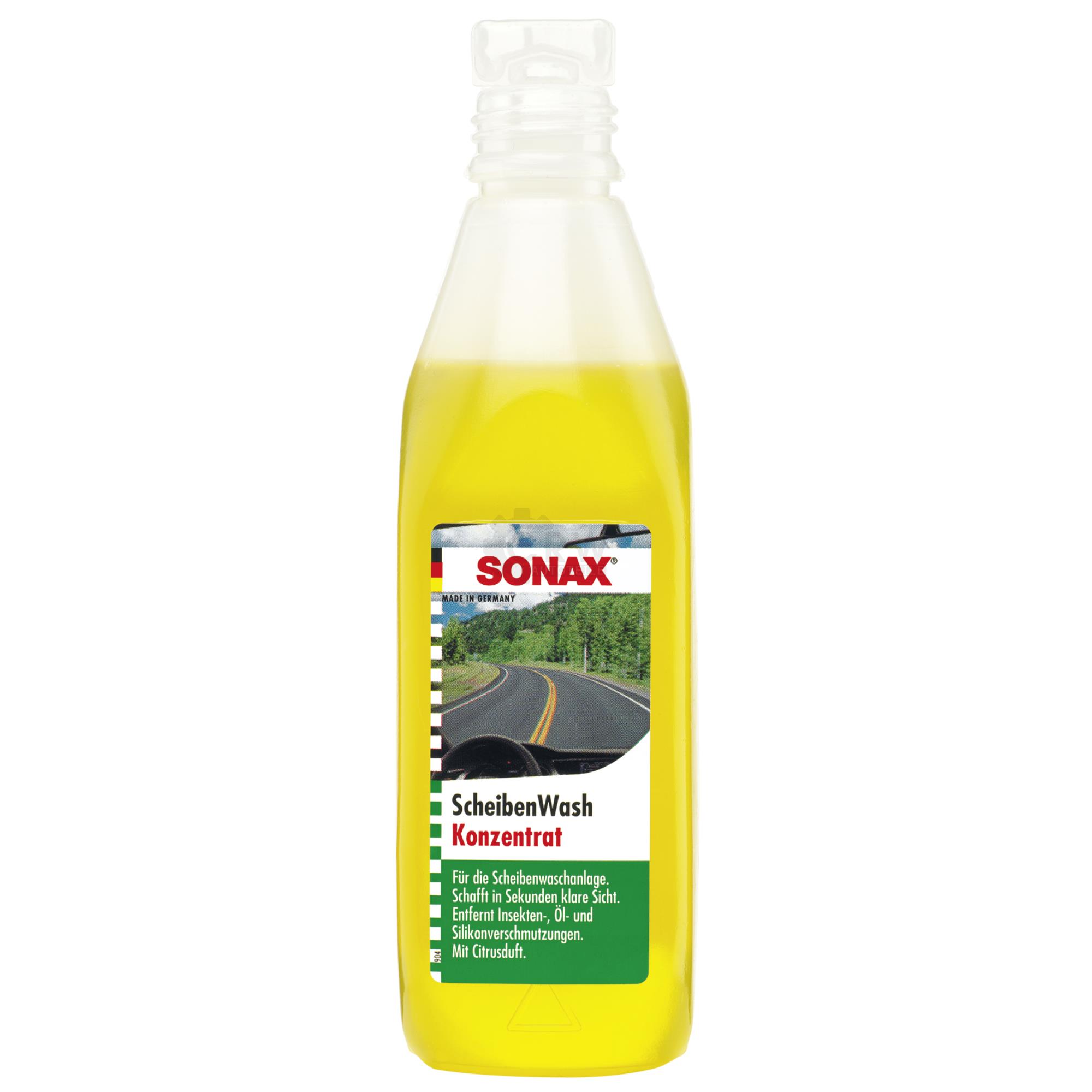 SONAX 02602000  ScheibenWash Konzentrat mit Citrusduft 250 ml