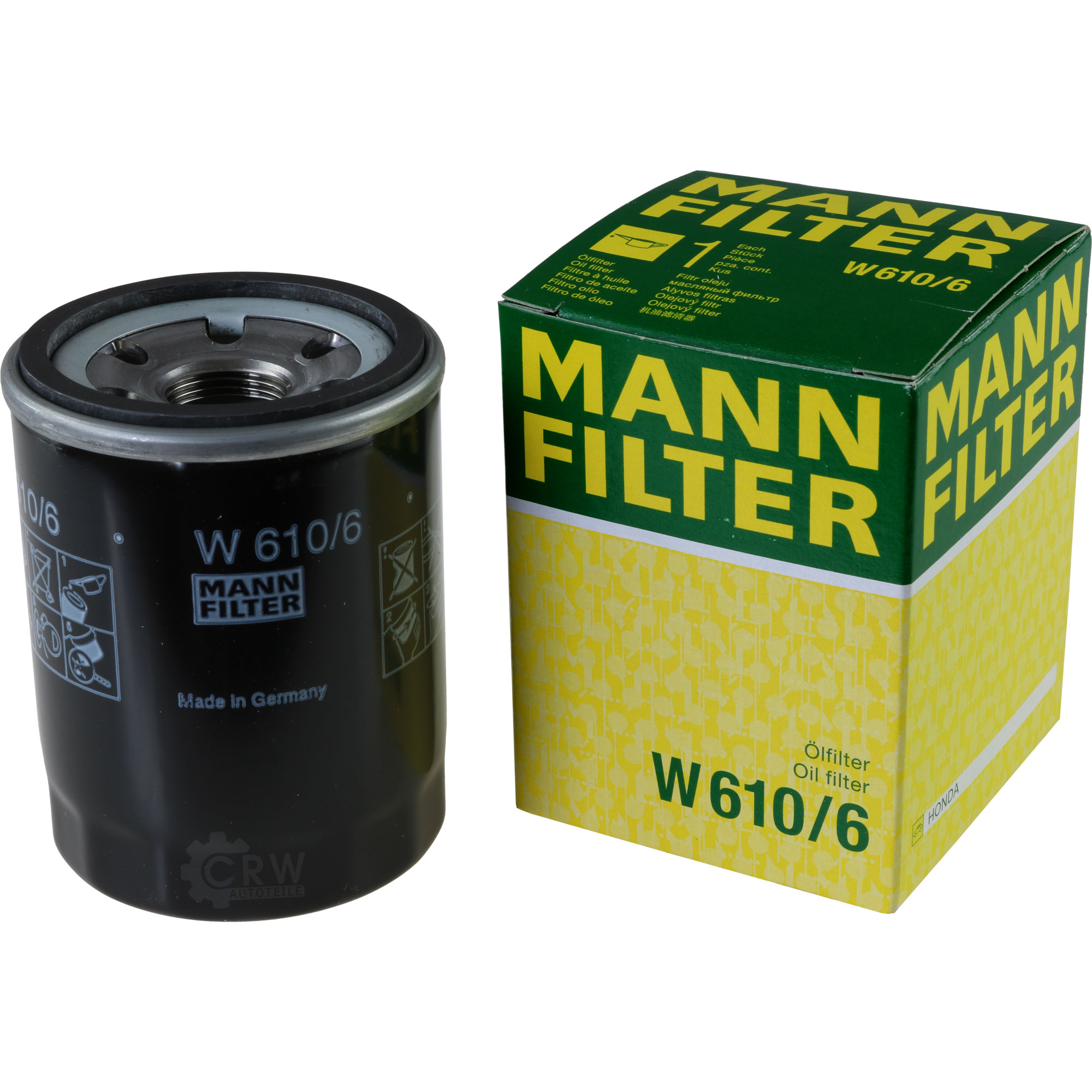 MANN-FILTER Ölfilter W 610/6 Oil Filter