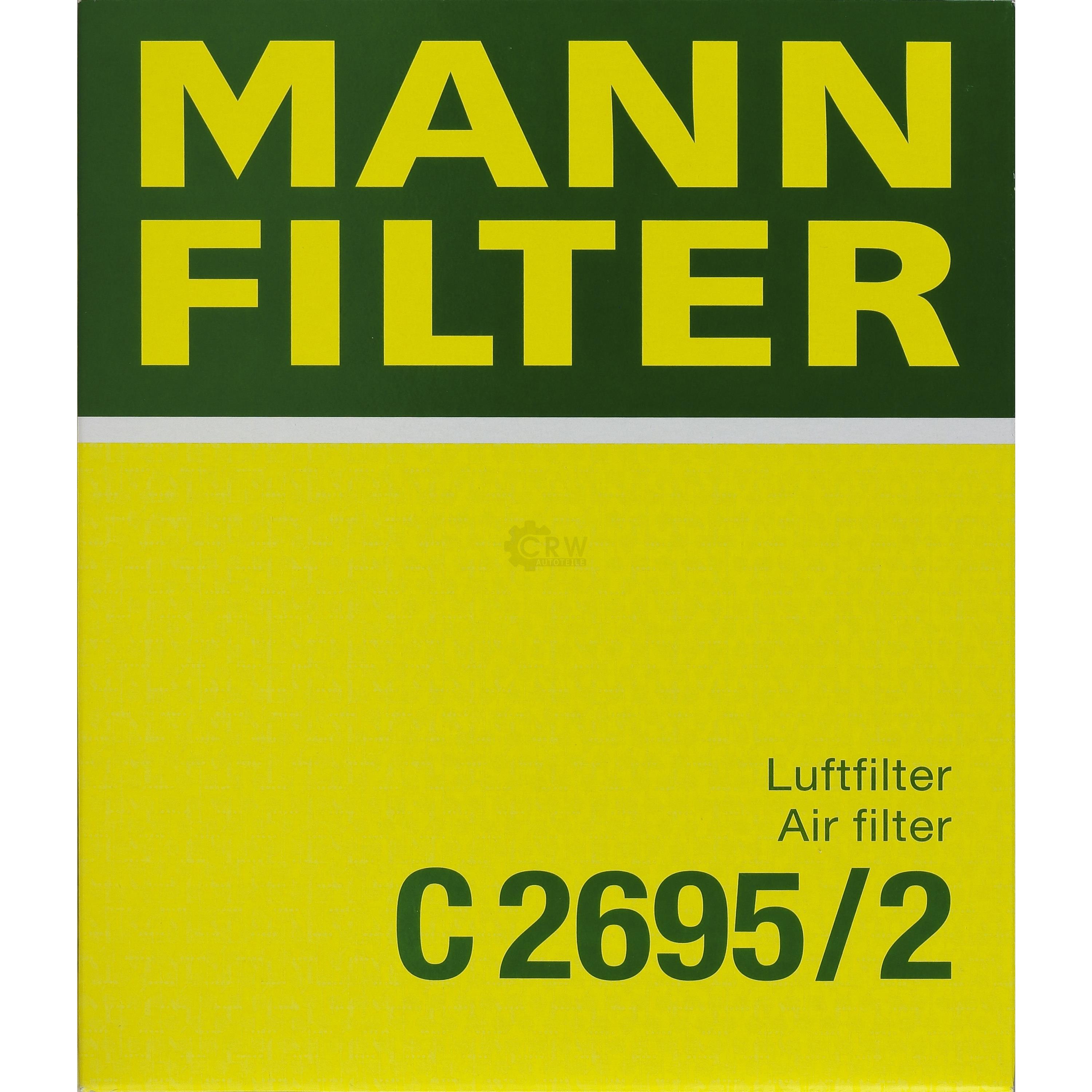 MANN-FILTER Luftfilter für Mercedes-Benz S-Klasse Coupe C215 CL 600 W220