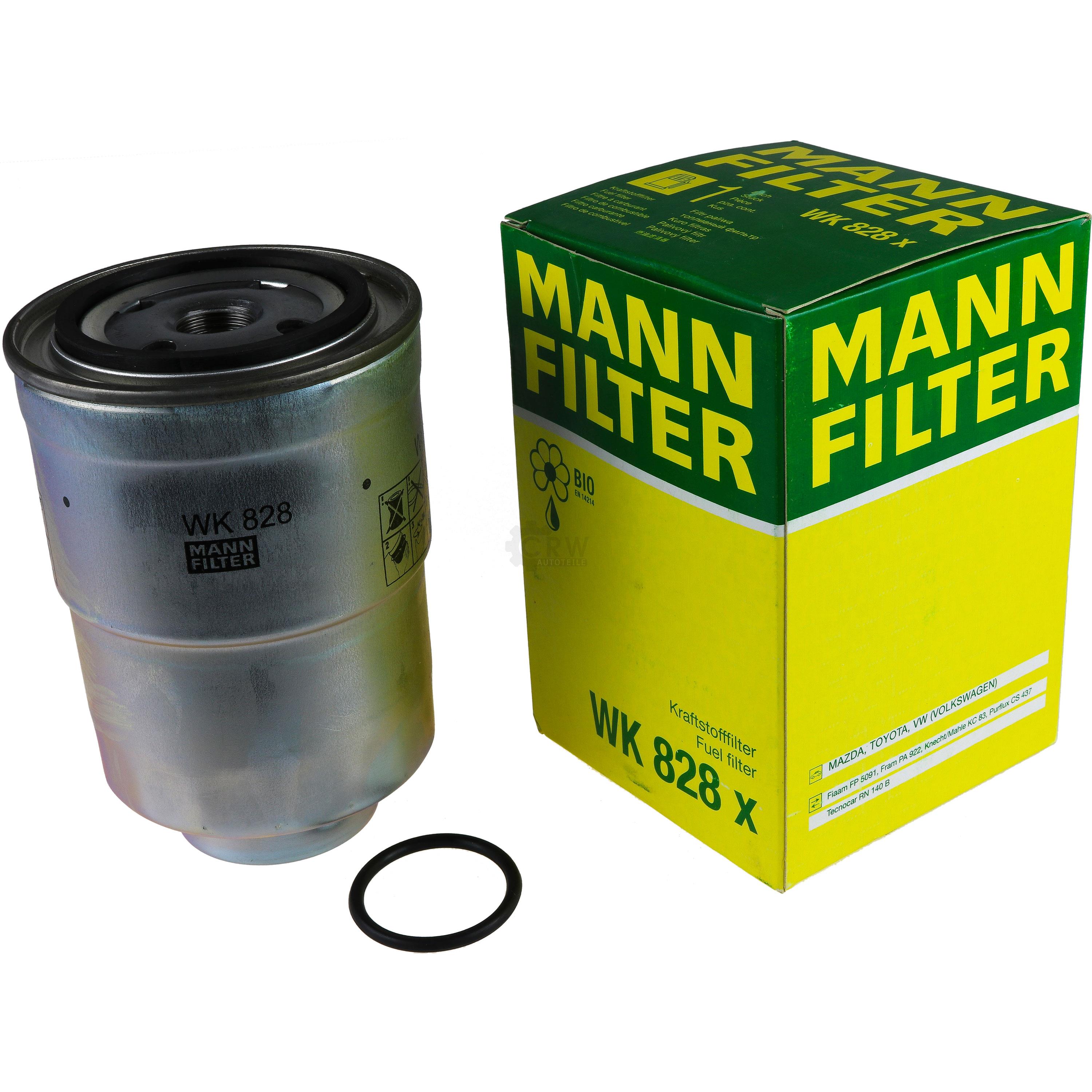 MANN-FILTER Kraftstofffilter WK 828 x Fuel Filter
